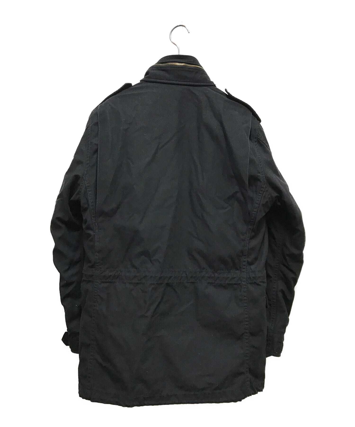 STUSSY×ALPHA (ステューシー×アルファ) コラボM65ジャケット ブラック サイズ:M