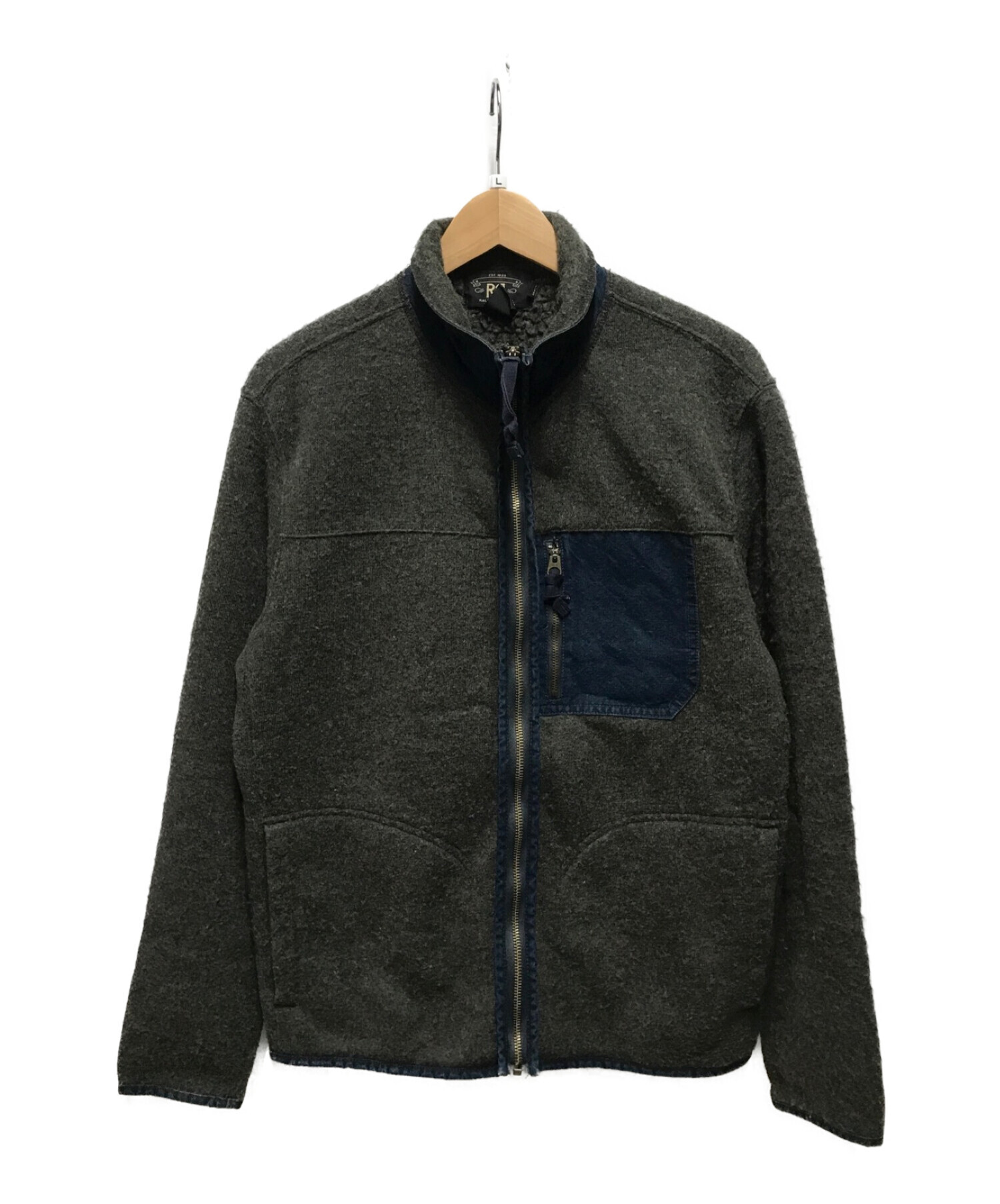中古・古着通販】RRL (ダブルアールエル) フリースジップアップ  