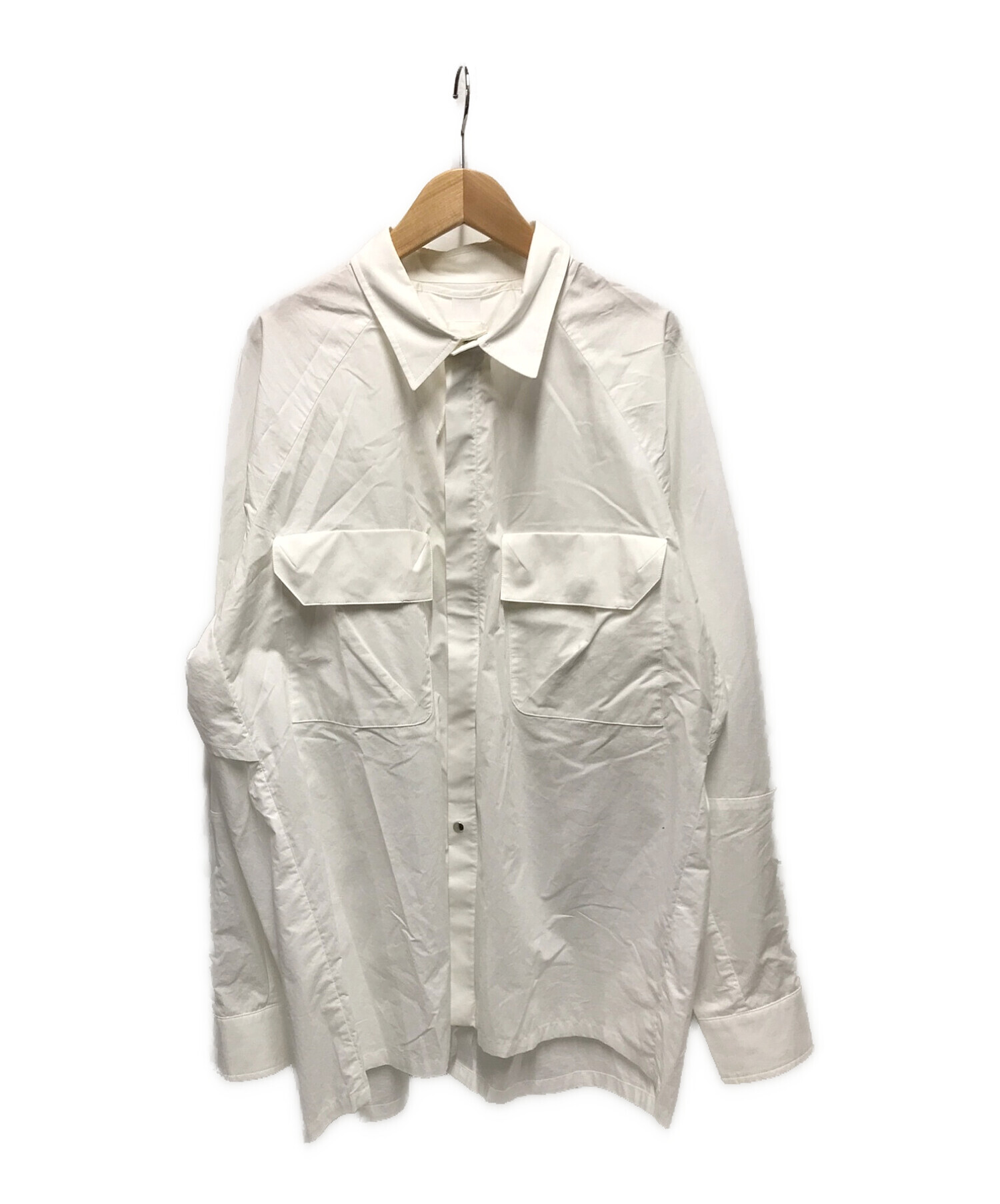 NIKE ESC (ナイキ) シャツジャケット ホワイト サイズ:L