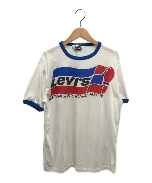 Levis　Tシャツ　SIZE　S　グレーホワイトコン　リーバイス