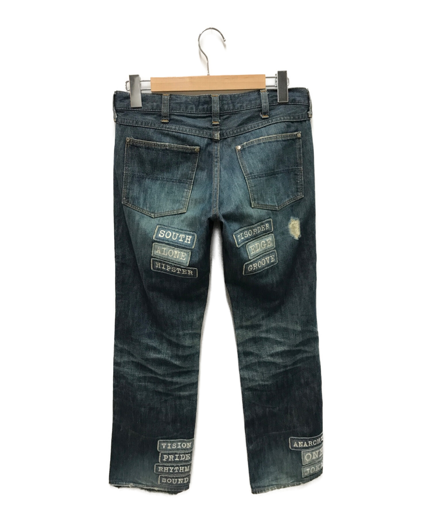 NUMBER NINE ナンバーナイン 初期 デニム パッチワーク ブラック