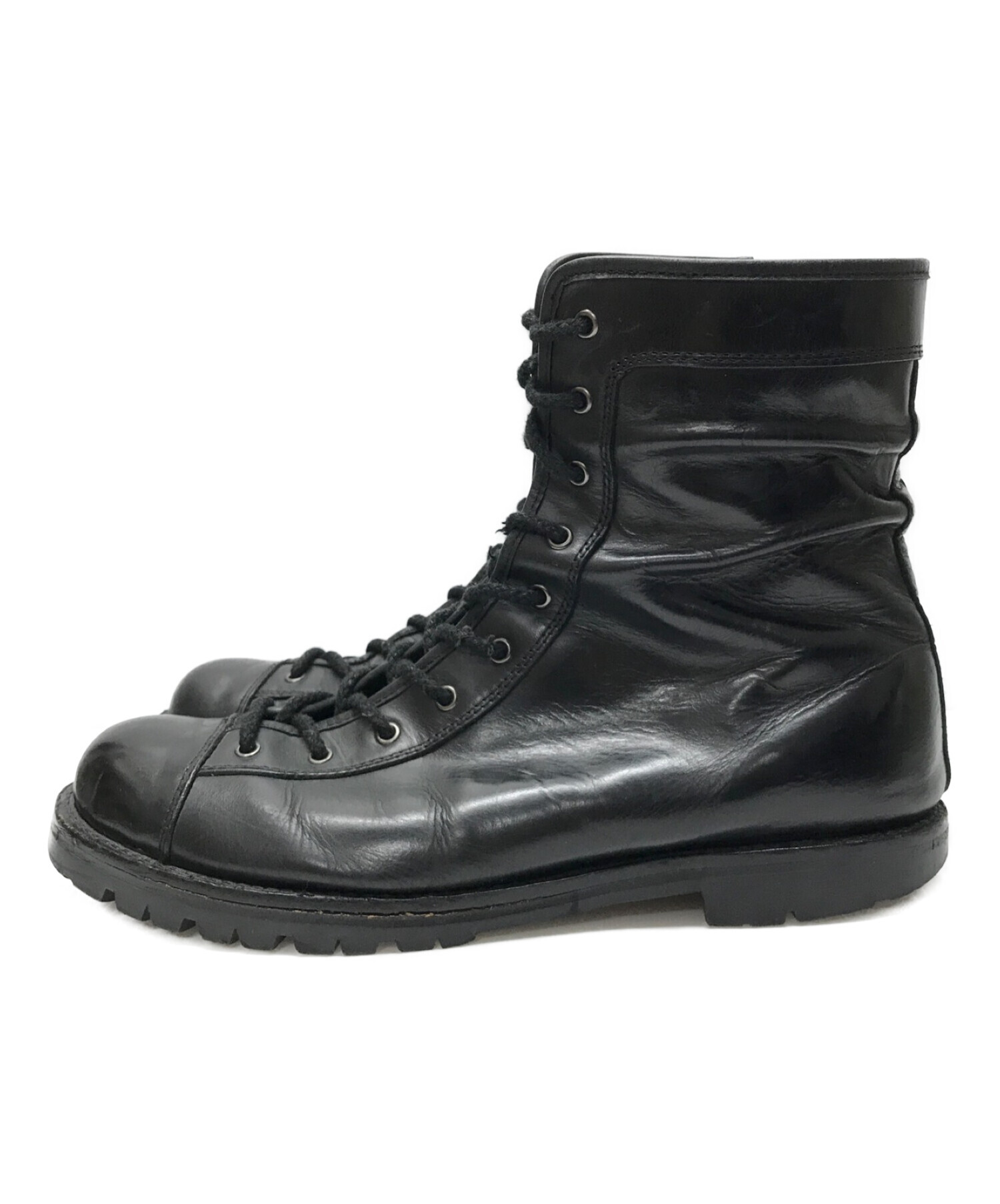 Yohji Yamamoto POUR HOMME サイドジップ レザーブーツ