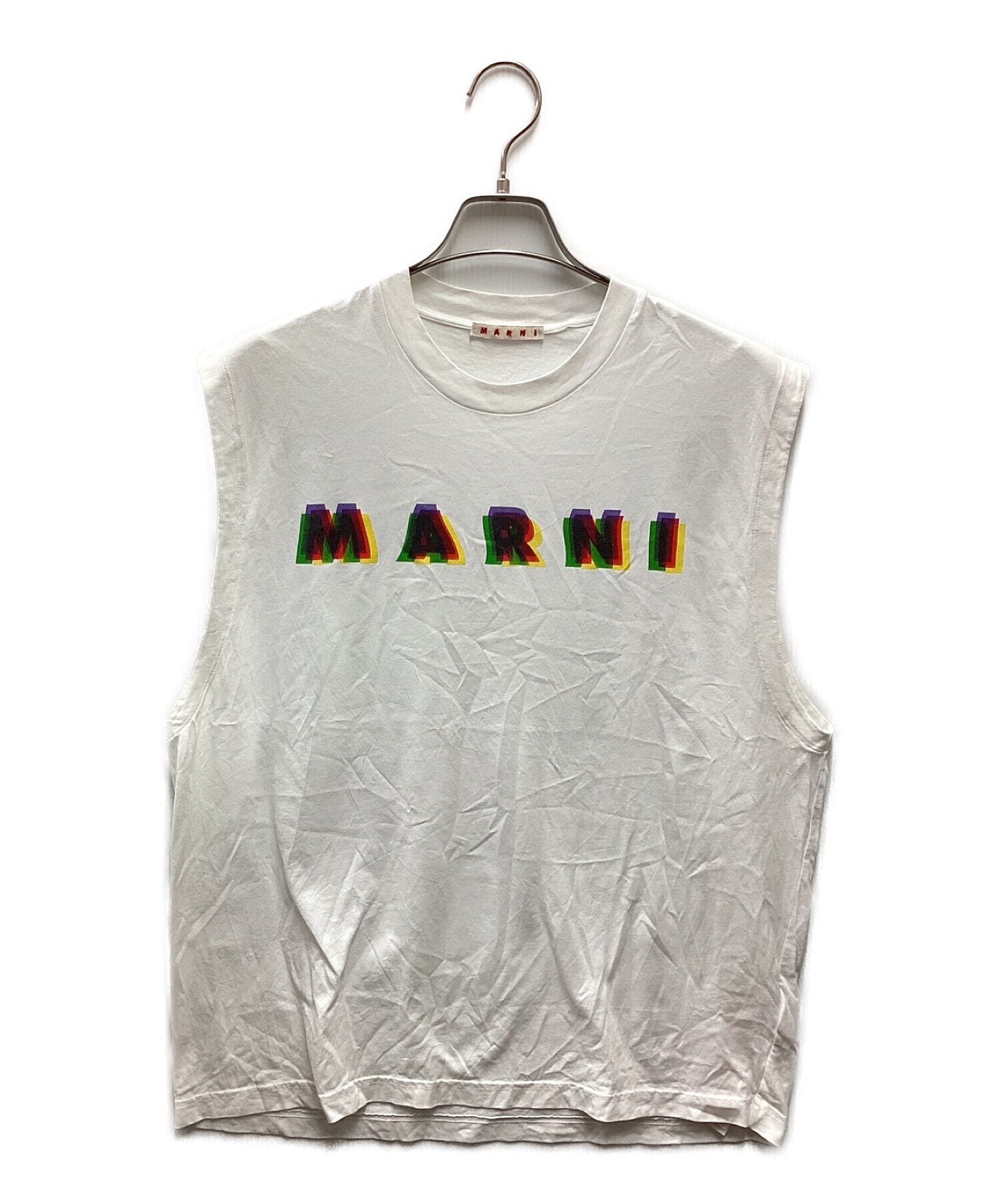 マルニ タンクトップ ノースリーブ - Tシャツ/カットソー(半袖/袖なし)
