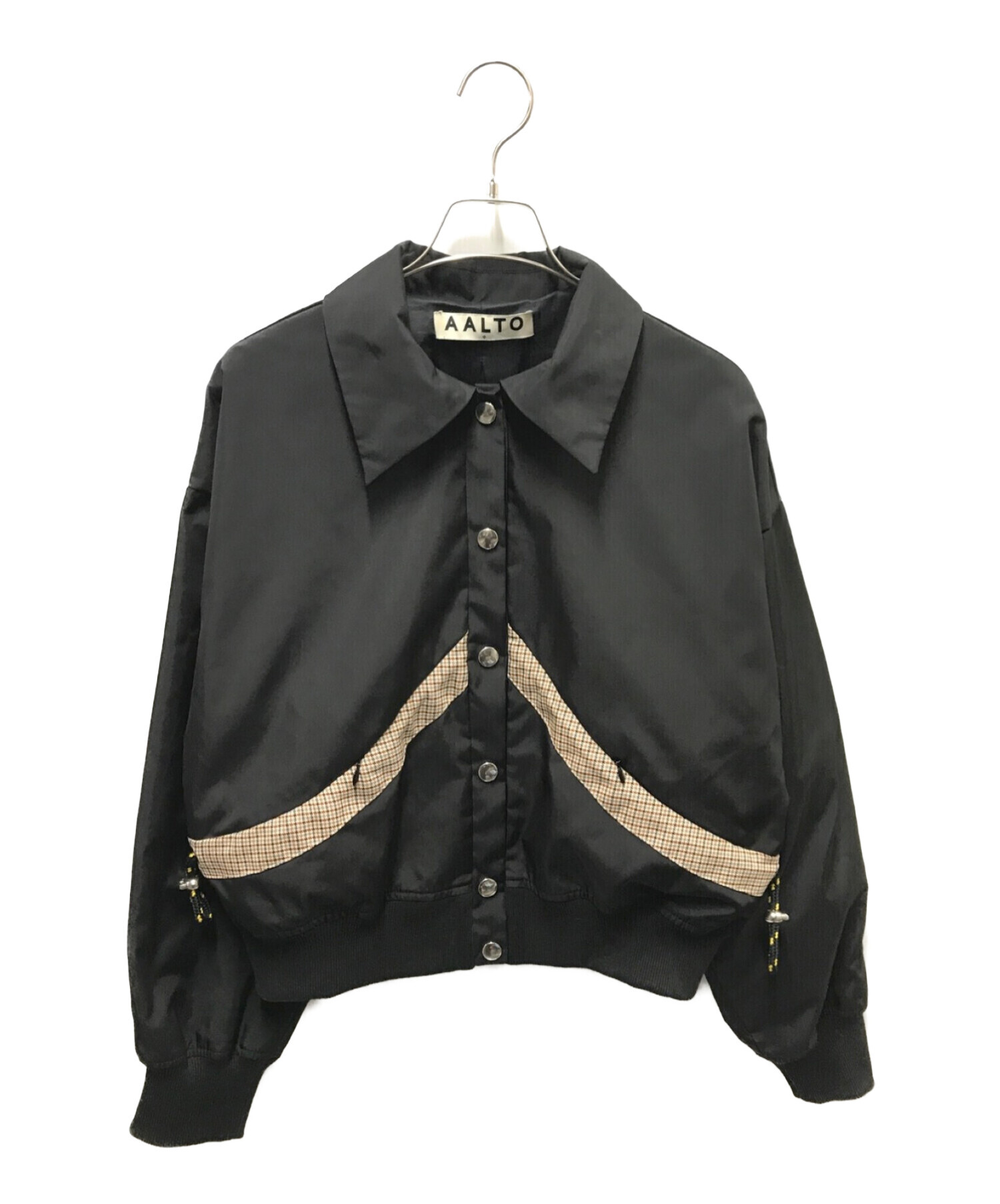 AALTO (アールト) Nylon Jacket In Black ブラック サイズ:36