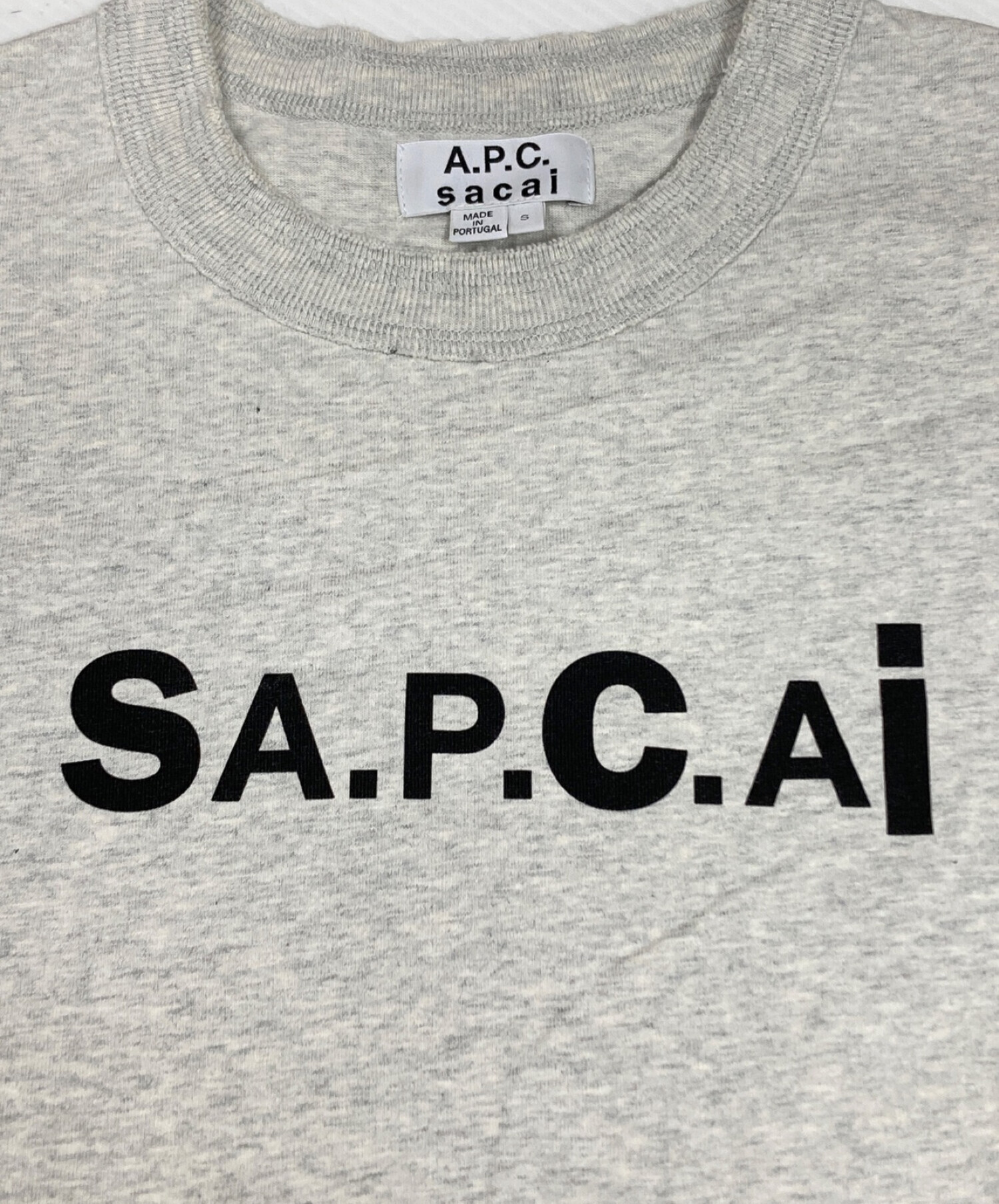 メンズsacai × A.P.C.  コラボTシャツ　黒　S新品　サカイ