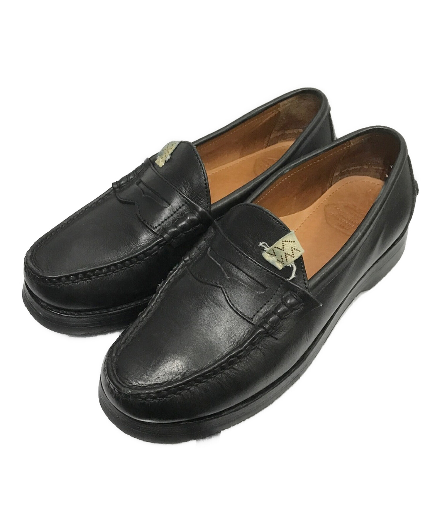 中古・古着通販】VISVIM (ビズビム) コインローファー ブラック サイズ 