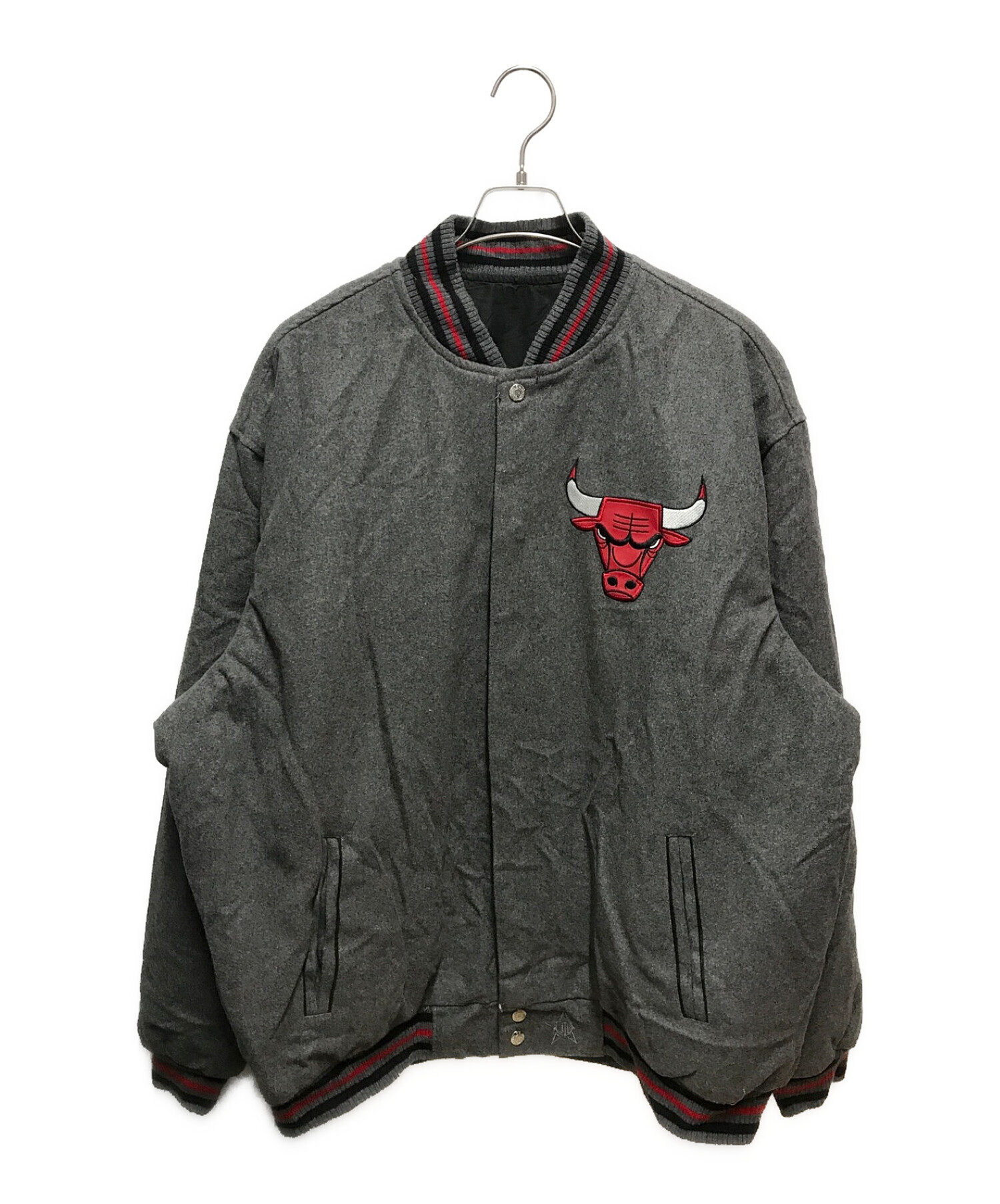 レア】JH Design NBA シカゴブルズ スタジャン☆リバーシブル 両面 