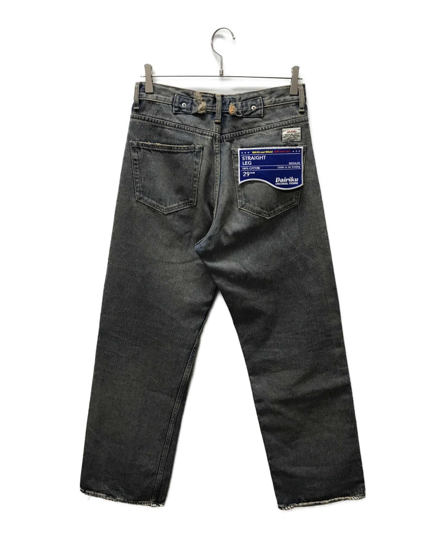 DAIRIKU ダイリク　デニム　24ss 29inch DAIRIKU Straight Denim Pants 29インチ