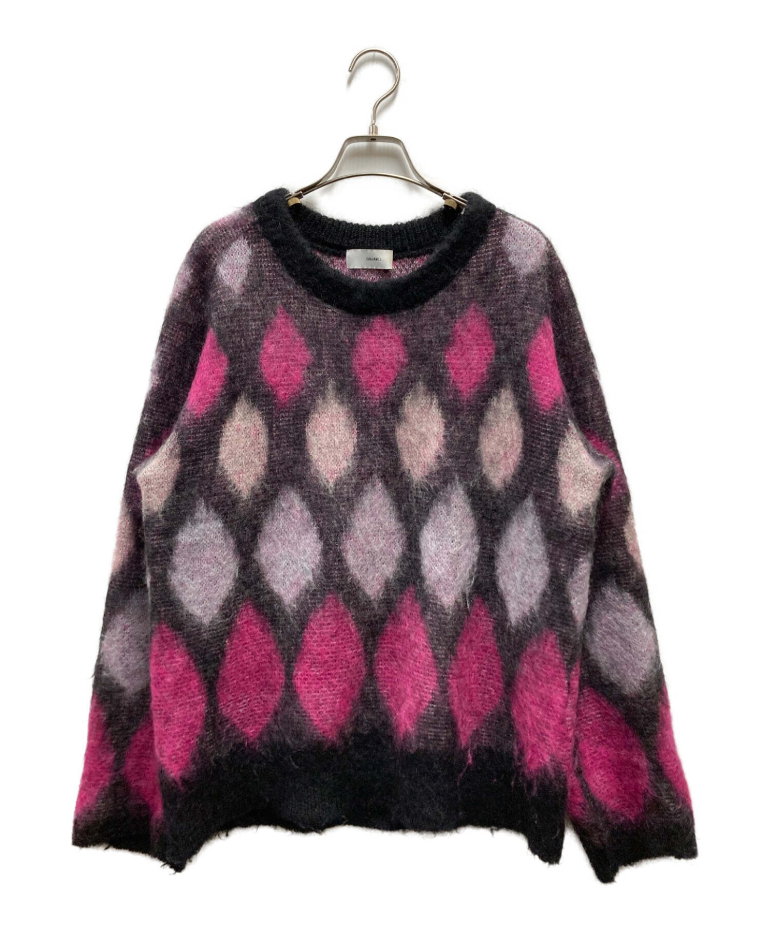 中古・古着通販】SUGARHILL (シュガーヒル) MOHAIR PYHCH KNIT ピンク 