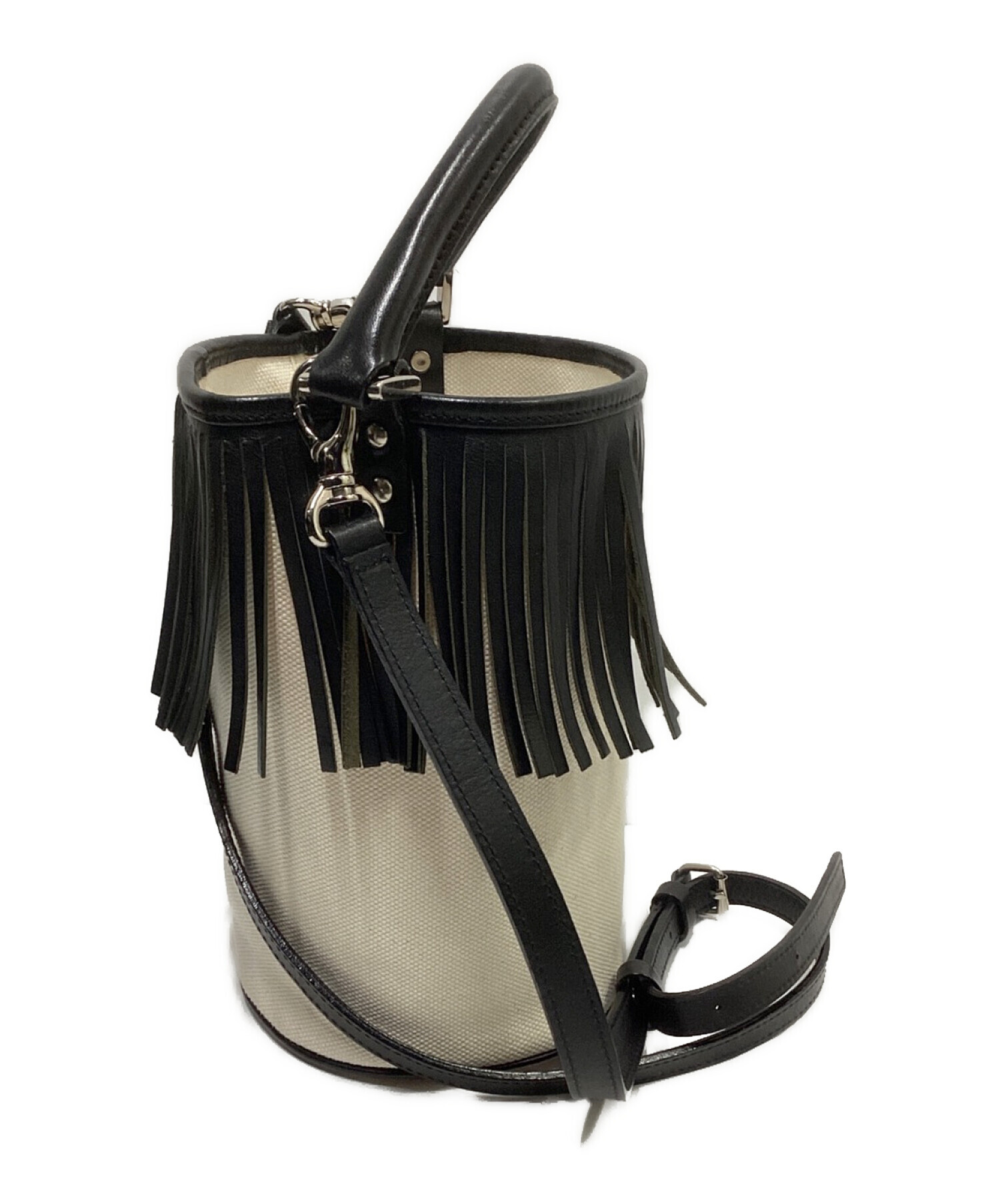 中古・古着通販】AYAKO (アヤコ) Fringe Bucket Bag ブラック 