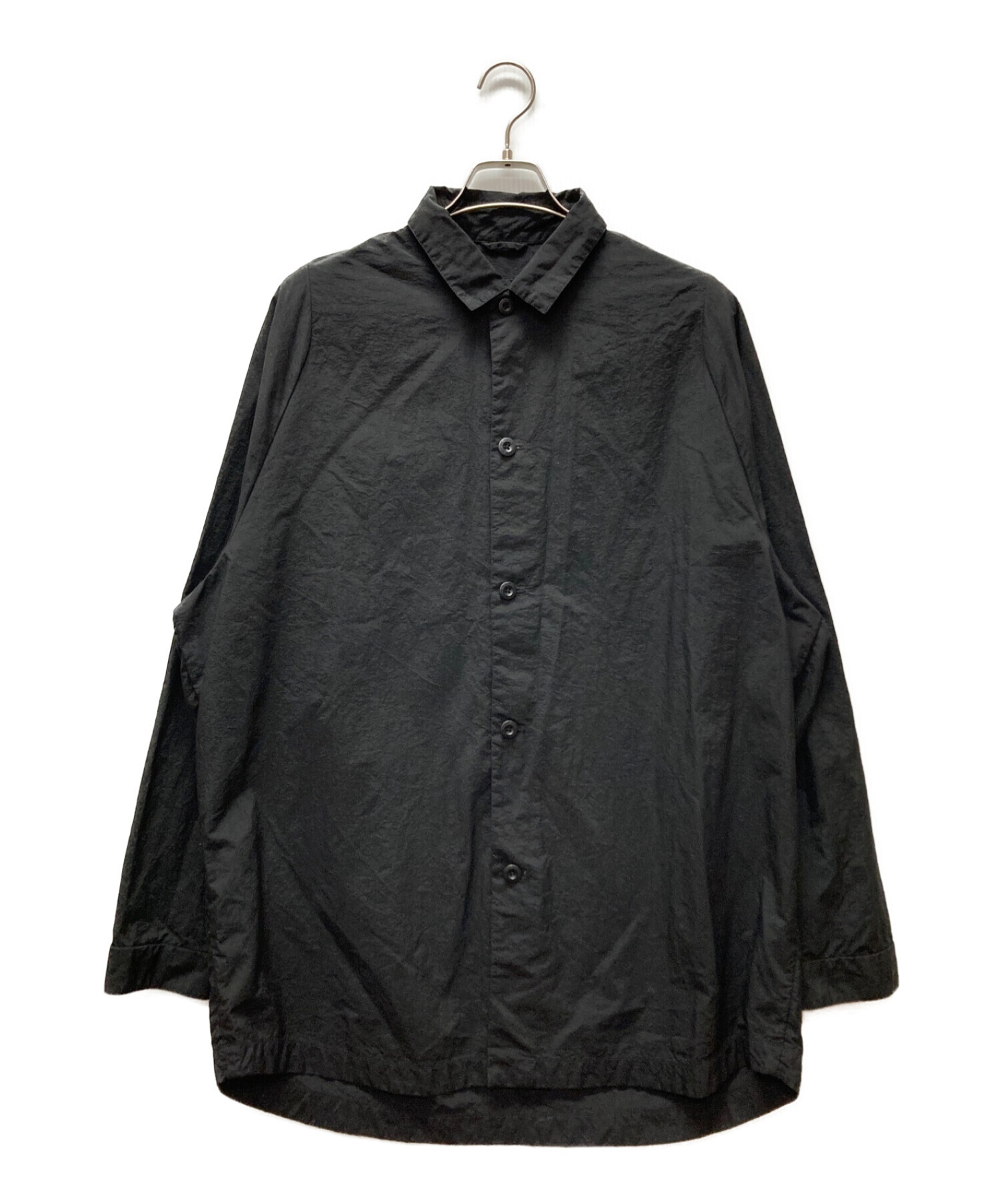 中古・古着通販】teatora (テアトラ) CARTRIDGE SHIRT P ブラック 