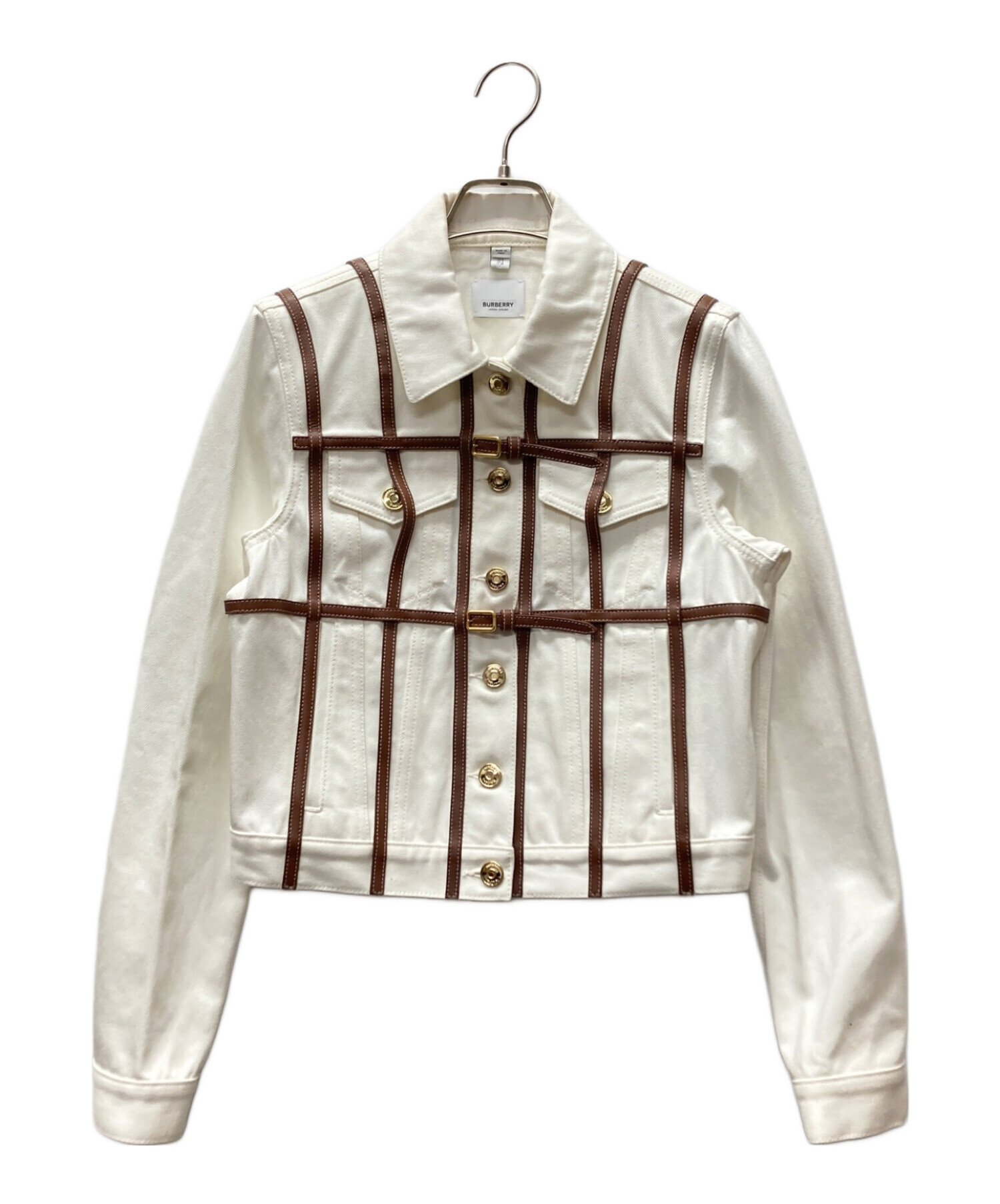 中古・古着通販】BURBERRY LONDON (バーバリー ロンドン) レザーベルト 