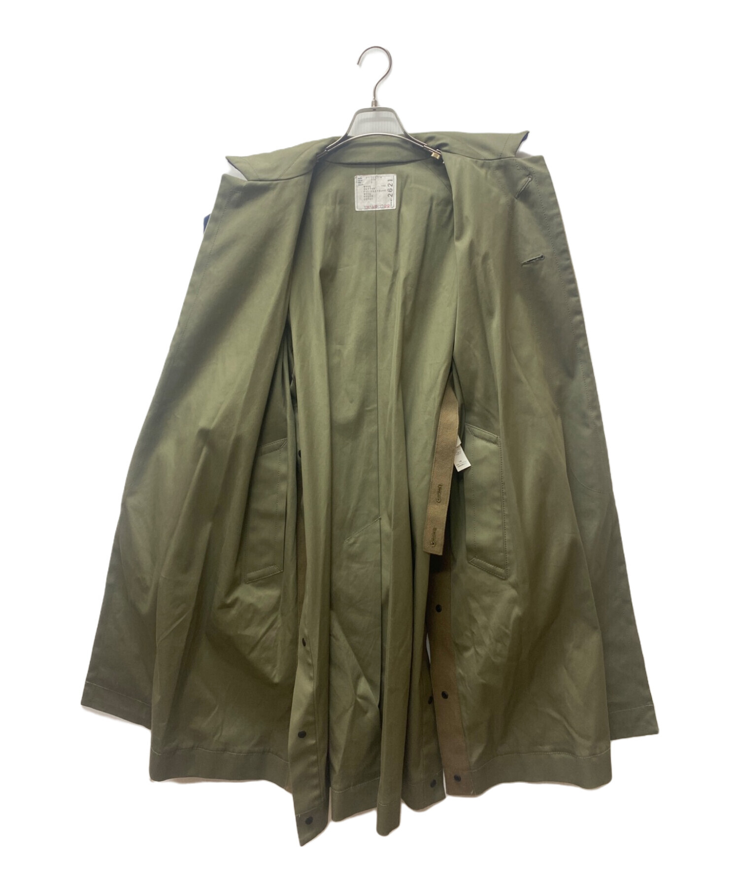 Sacai 21AW ドッキングドルマンスリーブ パーカー サイズ2 ままならなく