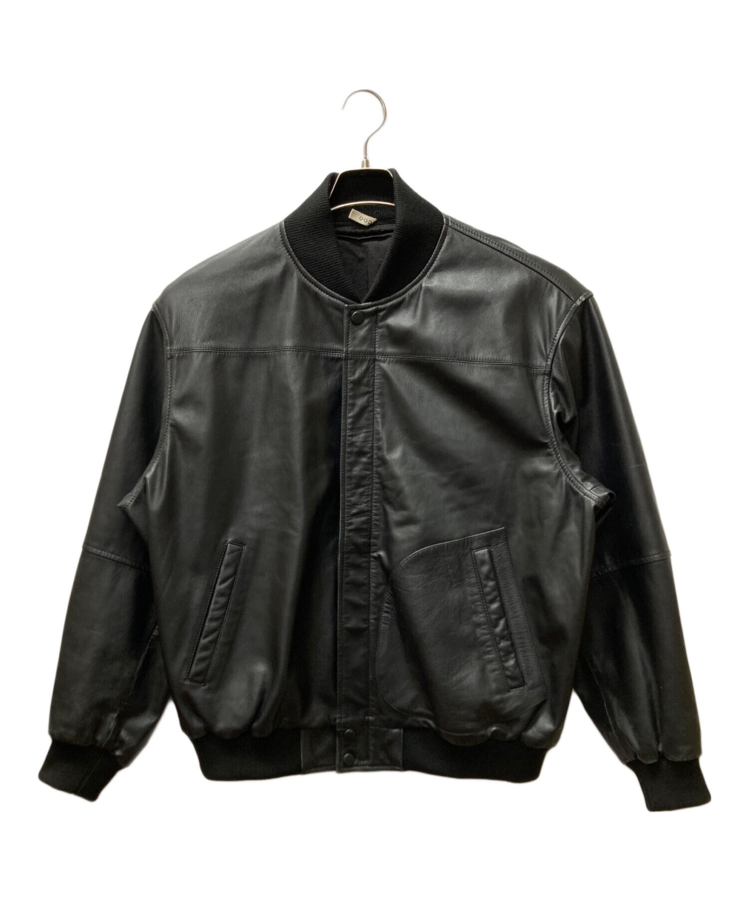 中古・古着通販】CCU (シーシーユー) BEVERLY VARSITY JACKET ブラック  