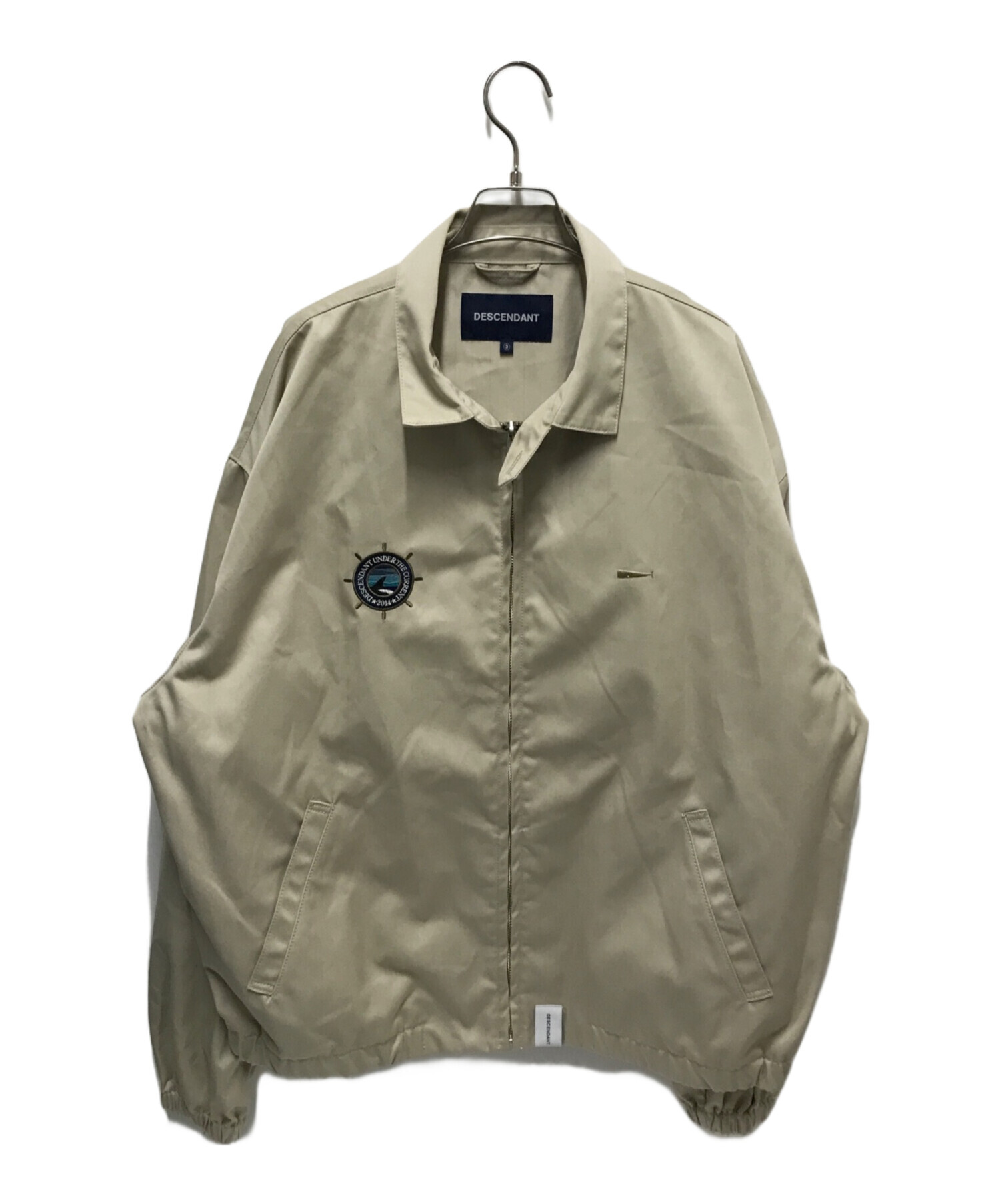 ディセンダント BINO TC TWILL JACKET ANTISTATIC ナイロンジャケット