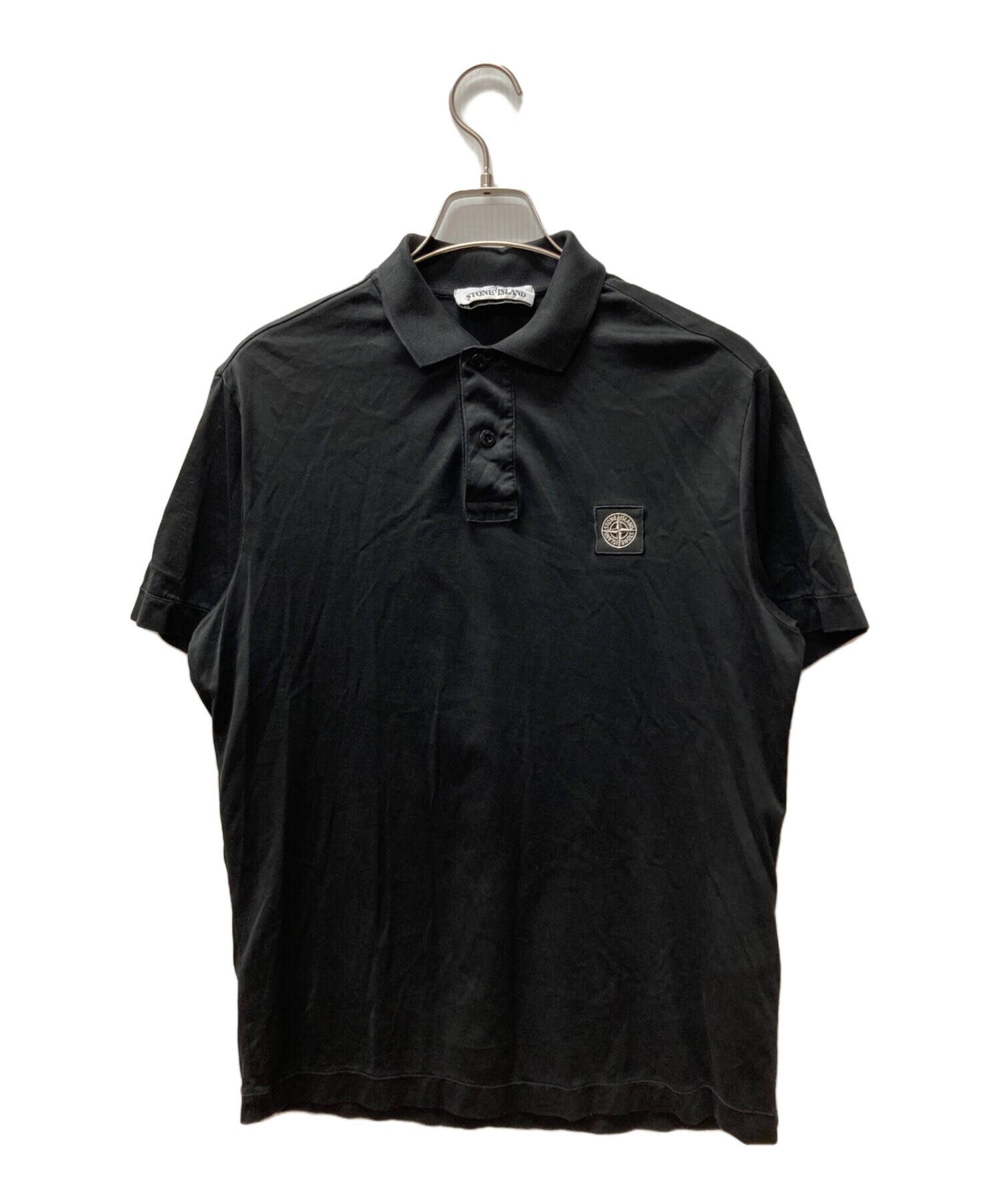 STONE ISLAND】ストーンアイランド ワッペンロゴ ポロシャツ S 大人気
