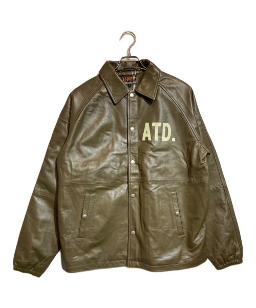 AT-DIRTY BOLD LEATHER COACH JACKET AT-DIRTY/アットダーティー