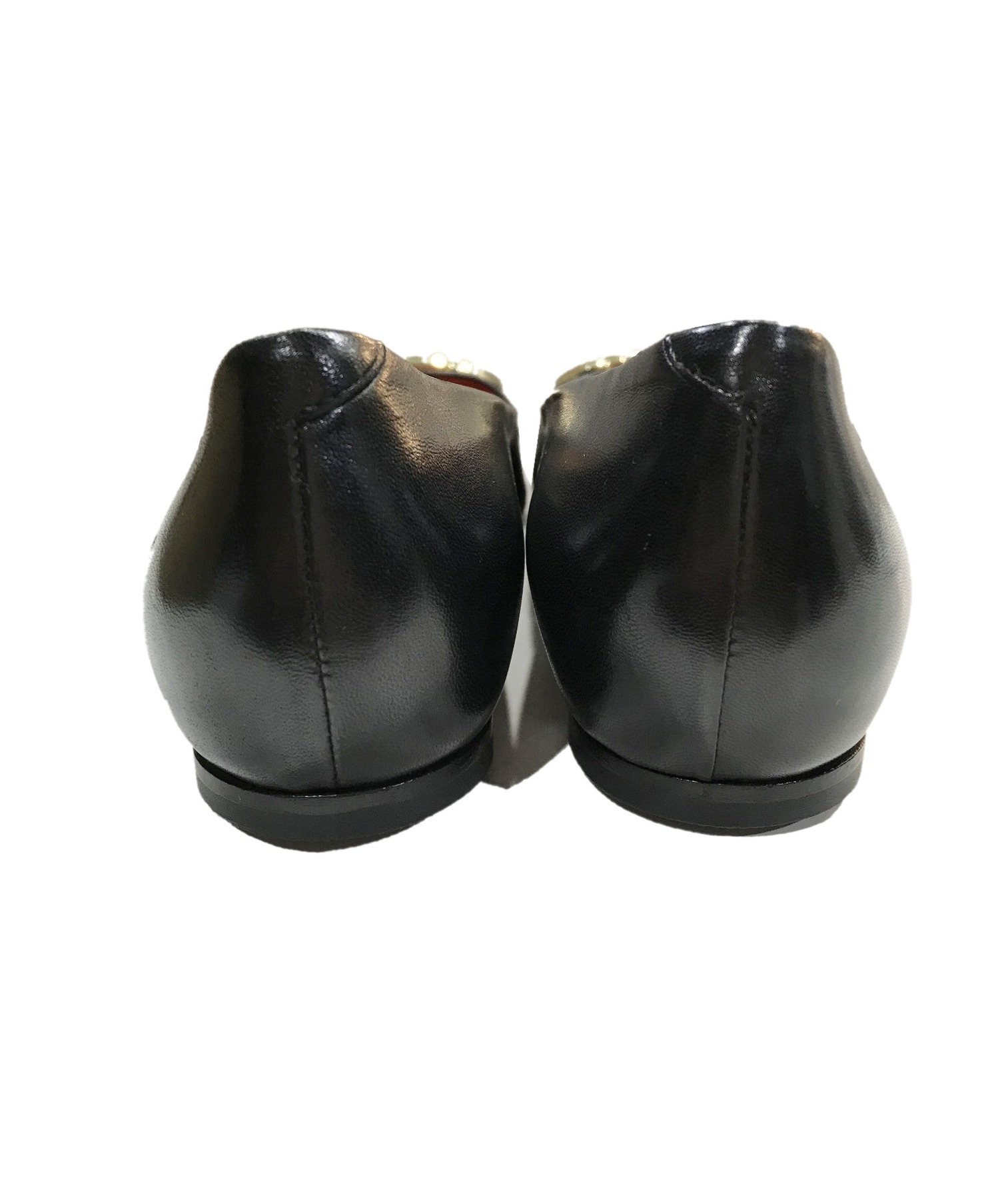 中古・古着通販】Santoni (サントーニ) フラットパンプス ブラック 