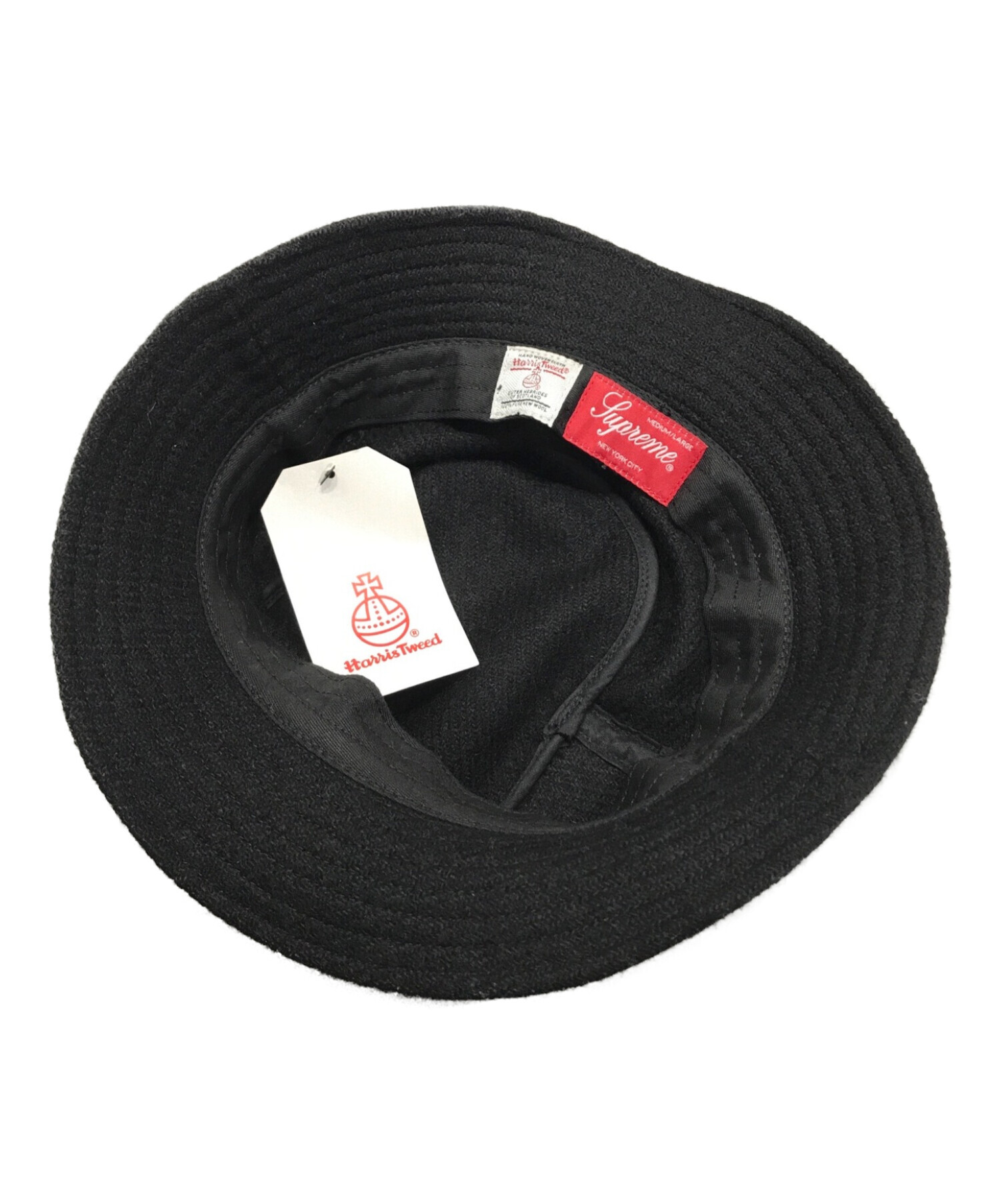 Supreme × Harris Tweed (シュプリーム × ハリスツイード) Classic Logo Hat ブラック