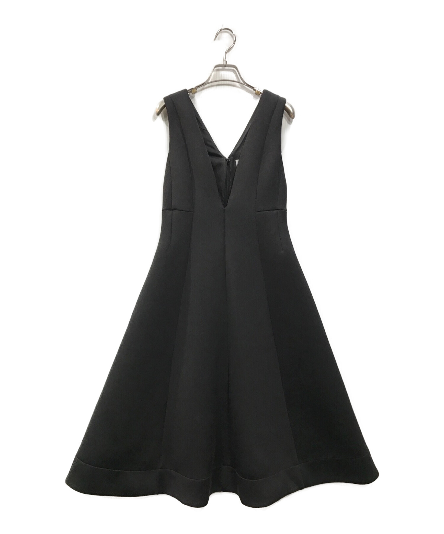 CELFORD (セルフォード) フレアジャンパードレス ブラック サイズ:36