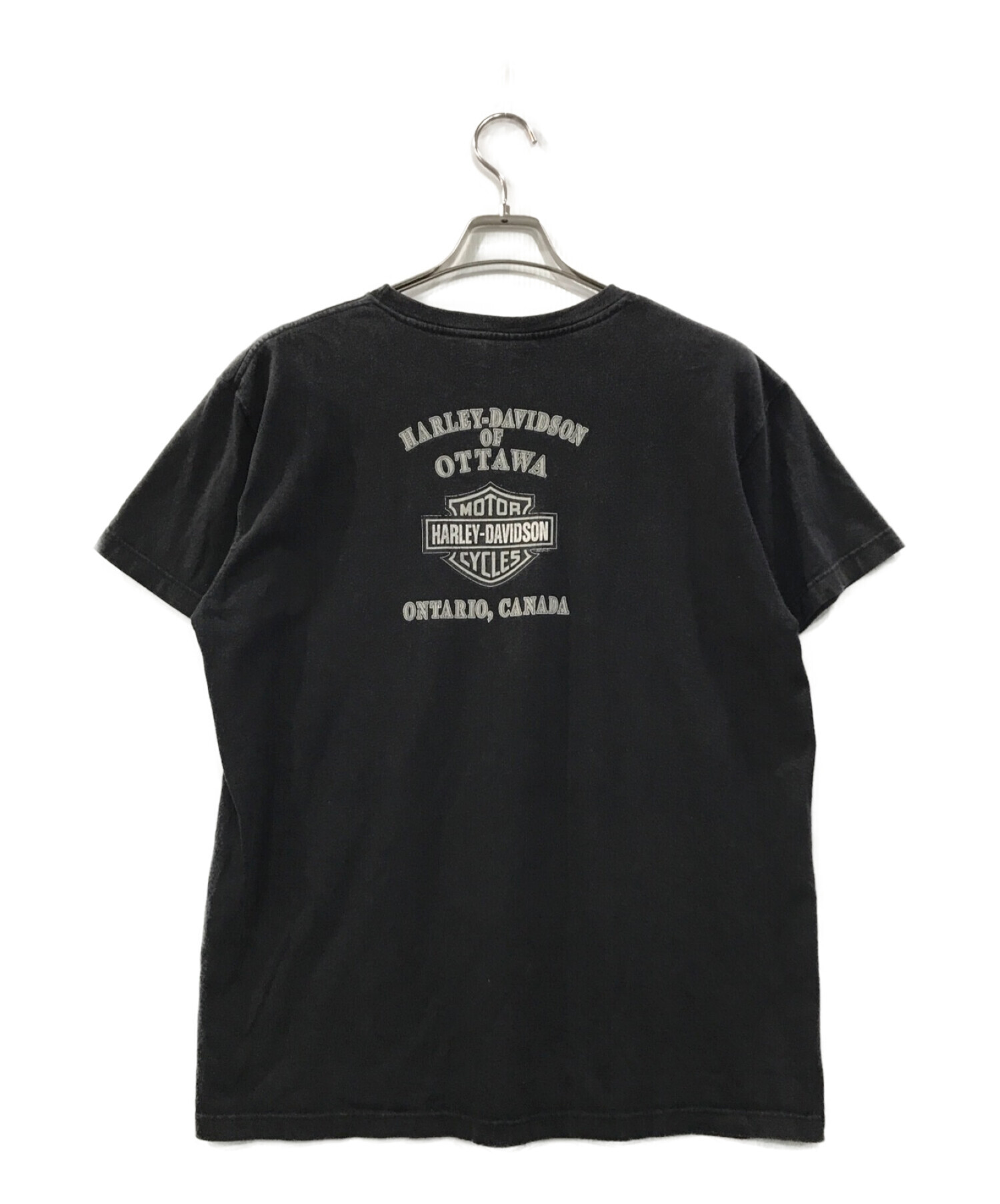 ハーレーダビッドソン Tシャツ 黒 XL - バイクウェア・装備