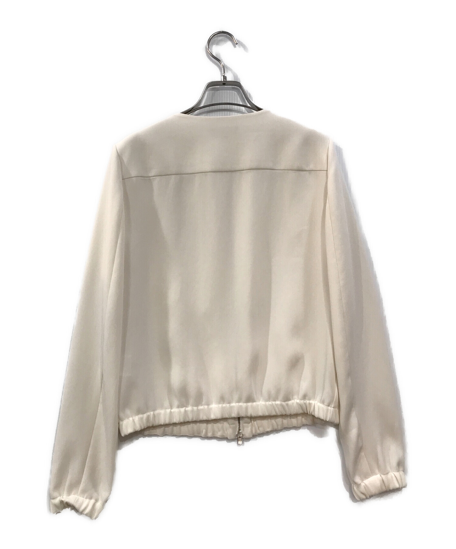 美品】Theory セオリー エコファー ボンバージャケット レディース 