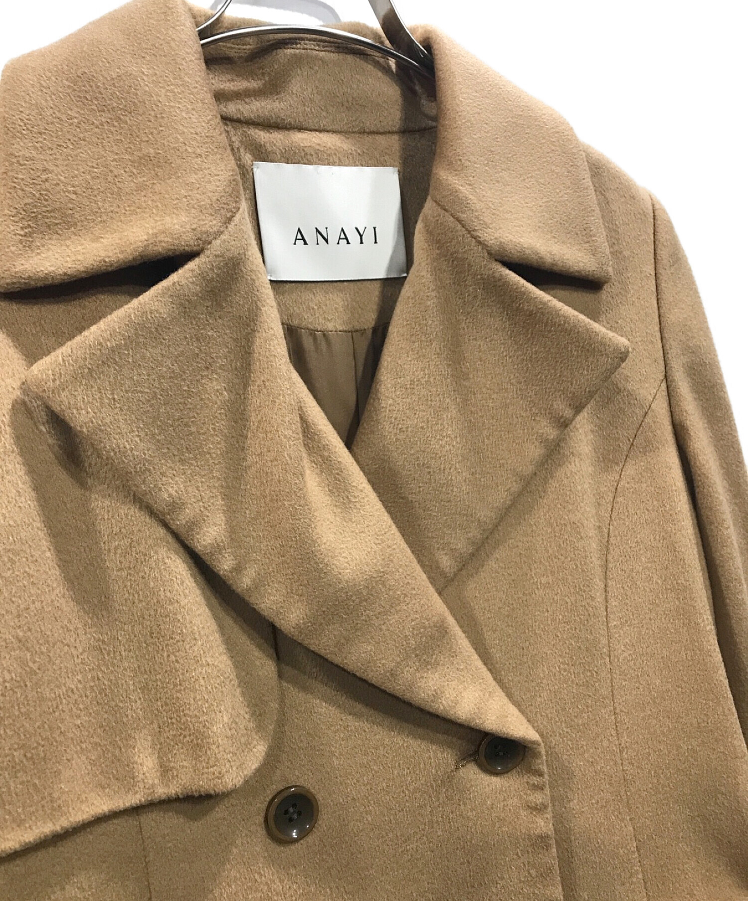 ANAYI カシミヤ100%コート キャメル アナイ ANAYI カシミヤコート
