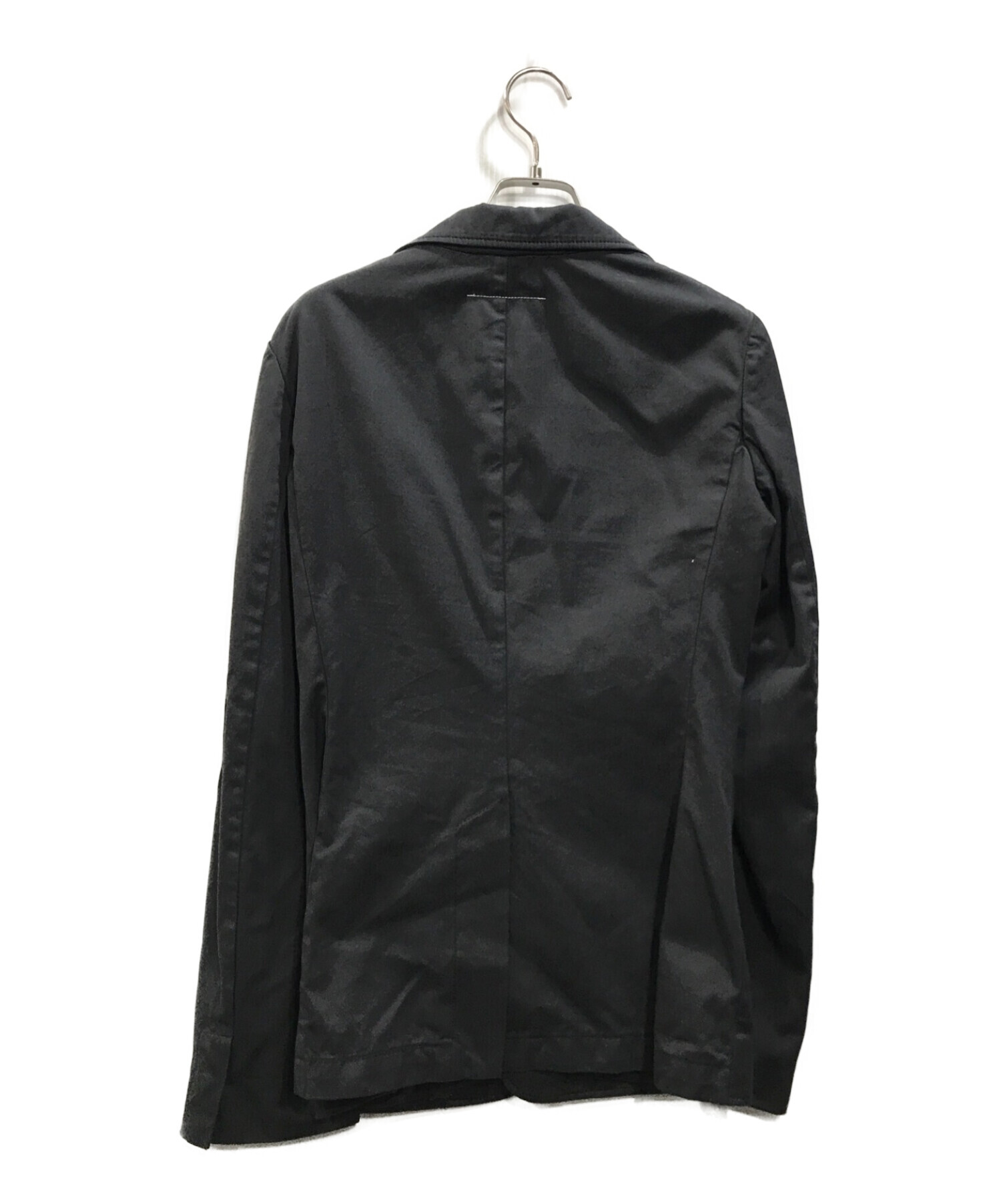 MM6 Maison Margiela (エムエムシックス メゾンマルジェラ) コットンテーラードジャケット ブラック サイズ:40