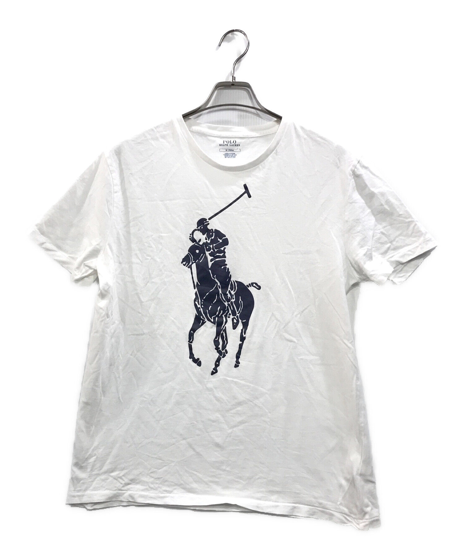 POLO RALPH LAUREN (ポロ・ラルフローレン) ポニープリントTシャツ ホワイト サイズ:M
