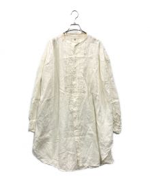 中古・古着通販】GASA* (ガサ) コットンリネンワンピース ホワイト 