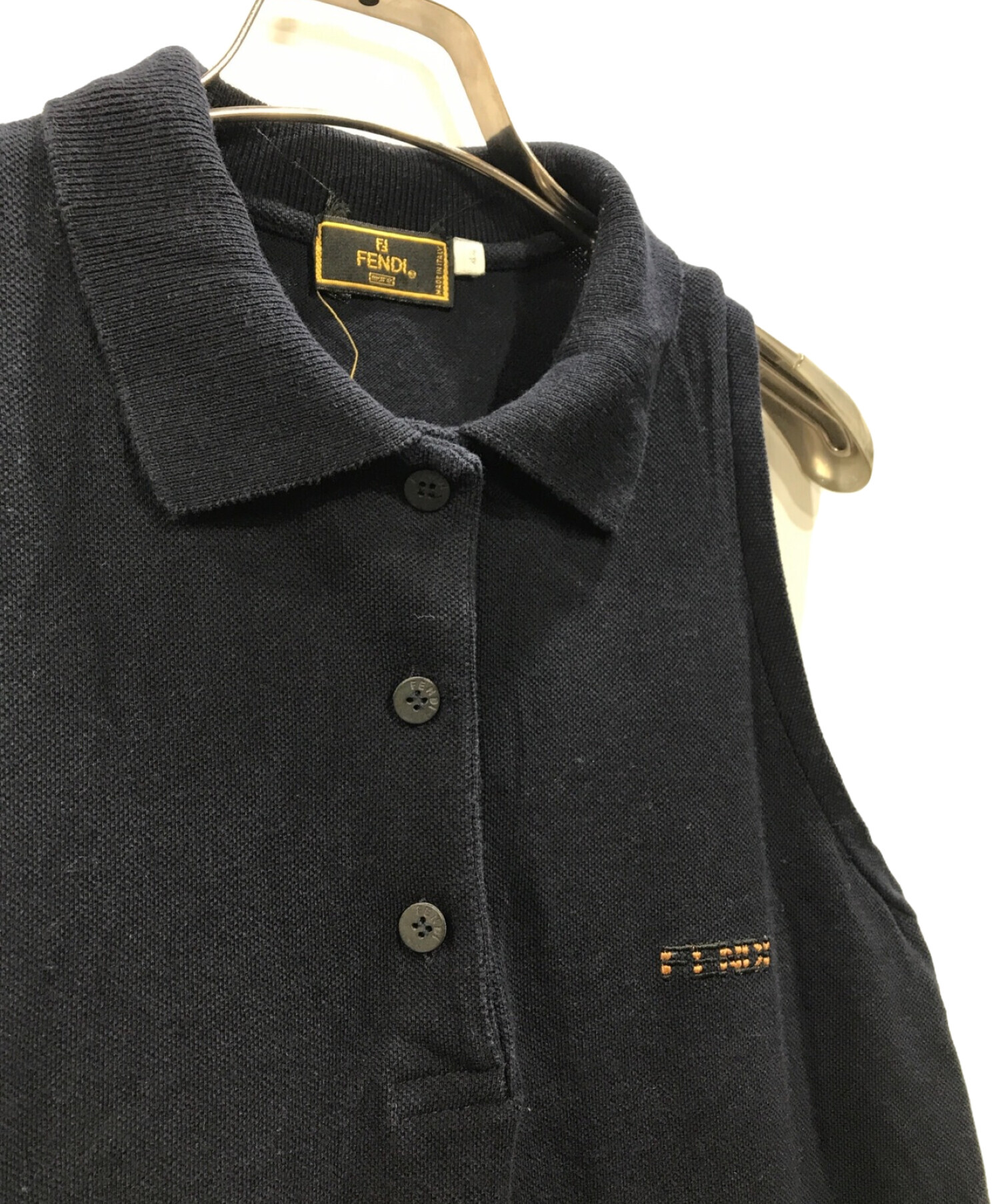 中古・古着通販】FENDI (フェンディ) ノースリーブポロシャツ 