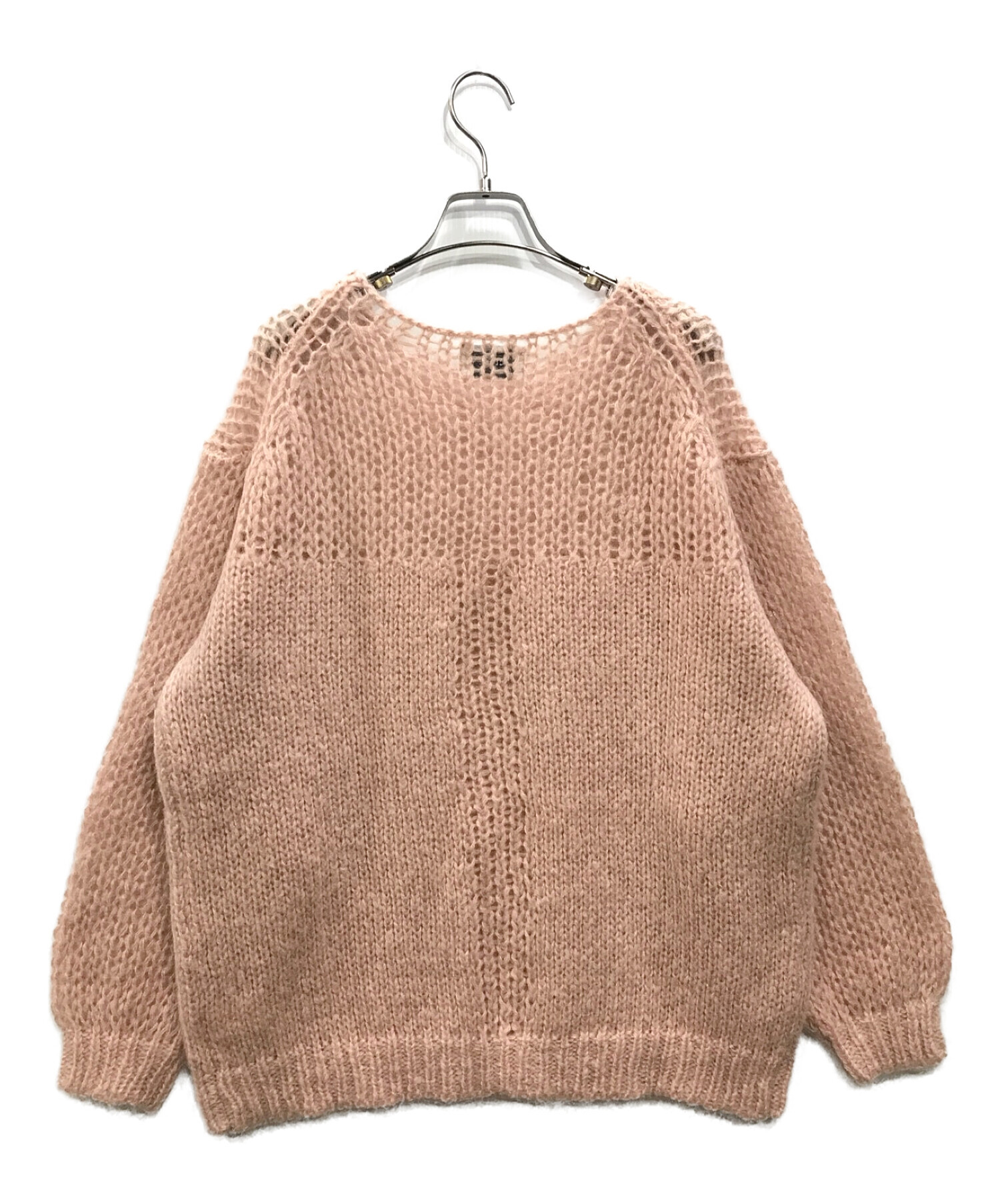 中古・古着通販】CLANE (クラネ) HALF SHEER LOOSE MOHAIR KNIT TOPS 
