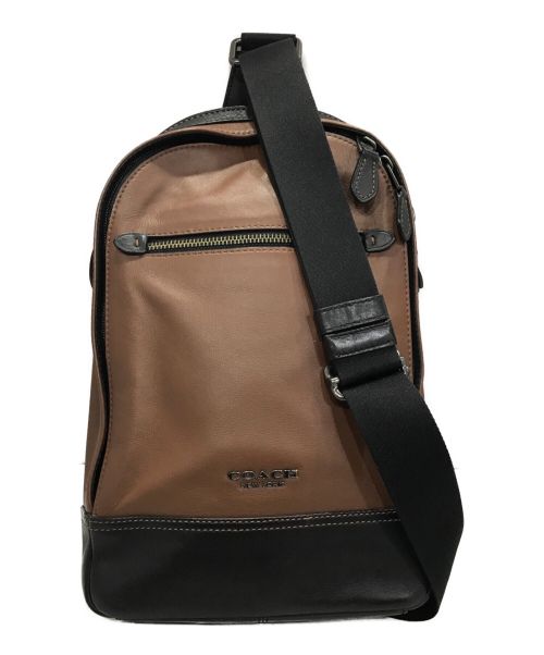 中古・古着通販】COACH (コーチ) ワンショルダーバッグ ブラウン  