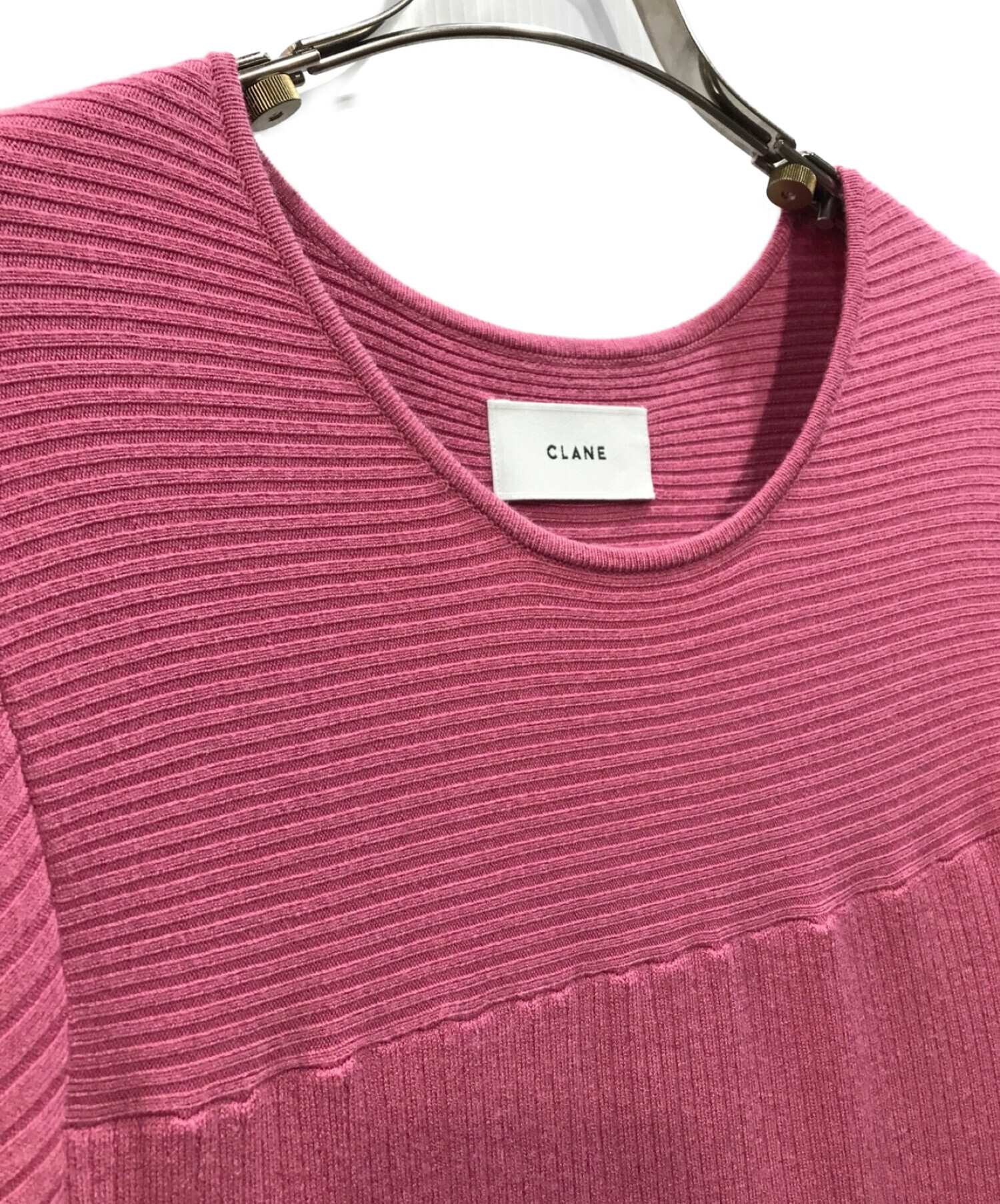 中古・古着通販】CLANE (クラネ) ヴィンテージリブニットワンピース 