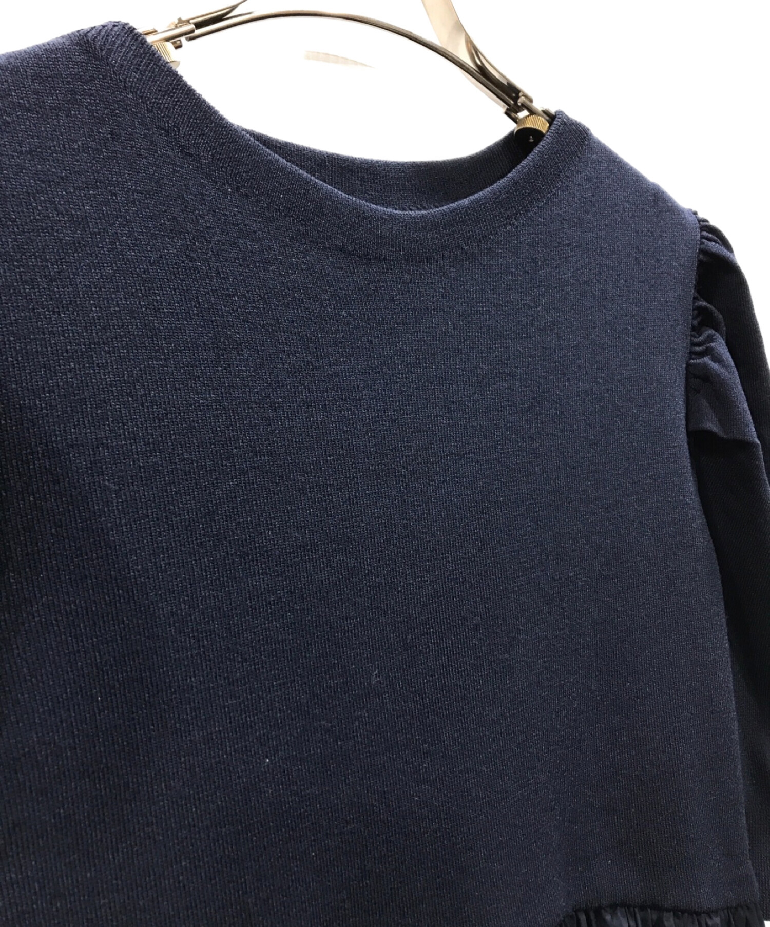 中古・古着通販】ELENDEEK (エレンディーク) ブロックニットドッキング 