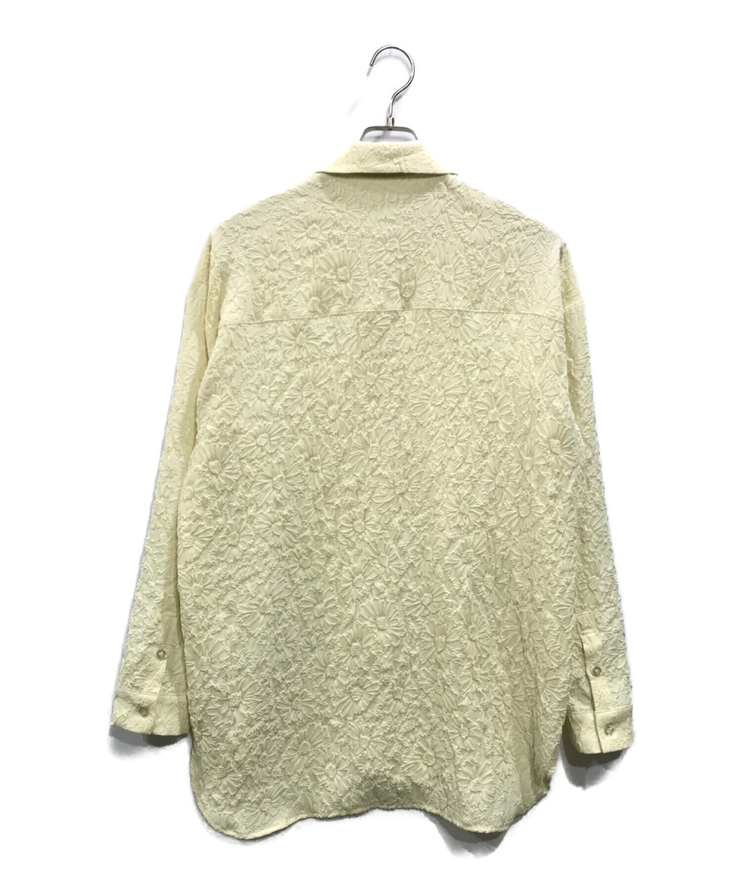 中古・古着通販】AMERI (アメリ) SHRINK FLOWER SHIRT イエロー サイズ 