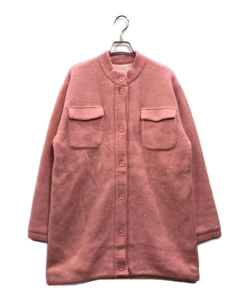 中古・古着通販】Ameri (アメリ) POCKET DETAIL KNIT CARDIGAN ピンク 