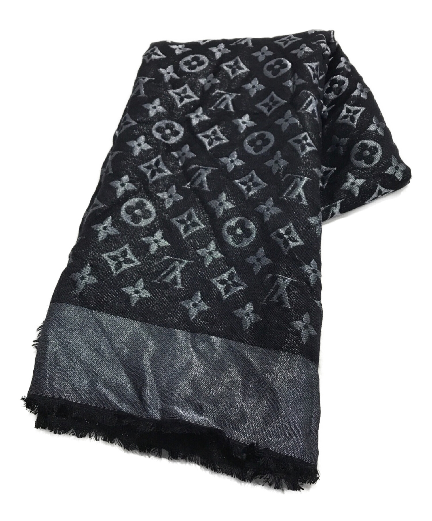Louis Vuitton ブラック大判ストール