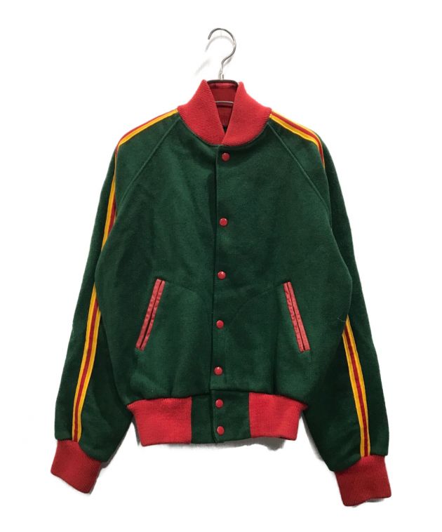 中古・古着通販】EMPIRE (エンパイア) 70S スタジャン グリーン×レッド 