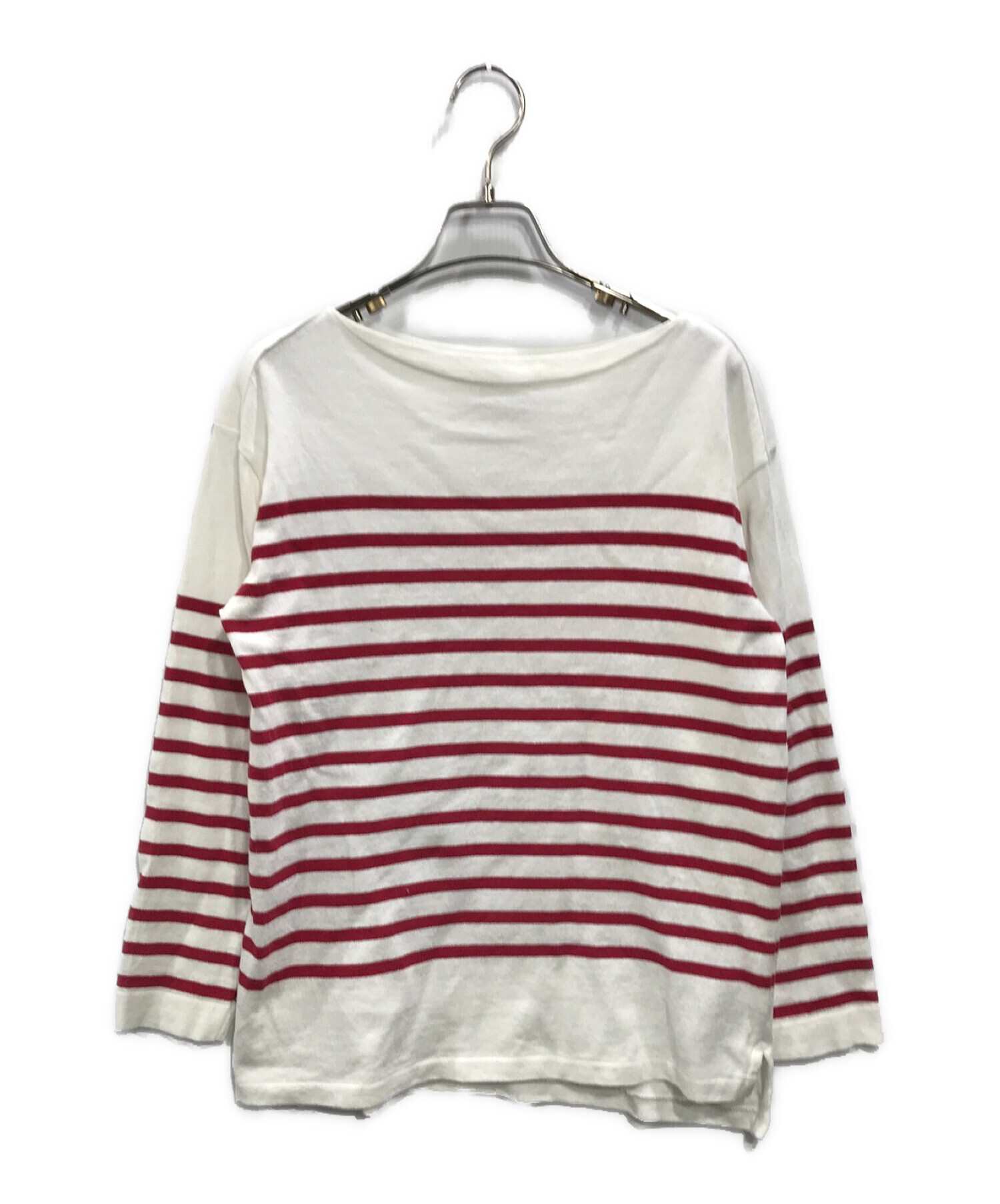 MADISON BLUE ボーダーボートネックプルオーバー01