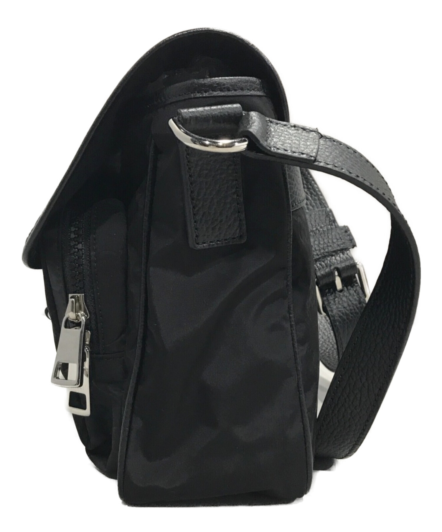 中古・古着通販】GUCCI (グッチ) GGナイロンメッセンジャーバッグ 