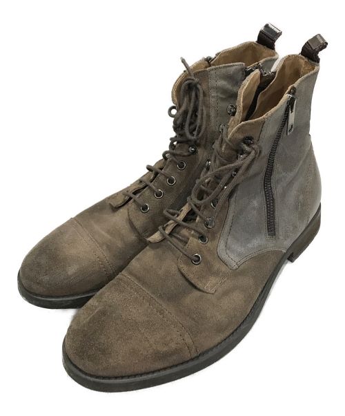 中古・古着通販】DIESEL (ディーゼル) スウェードサイドジップブーツ 