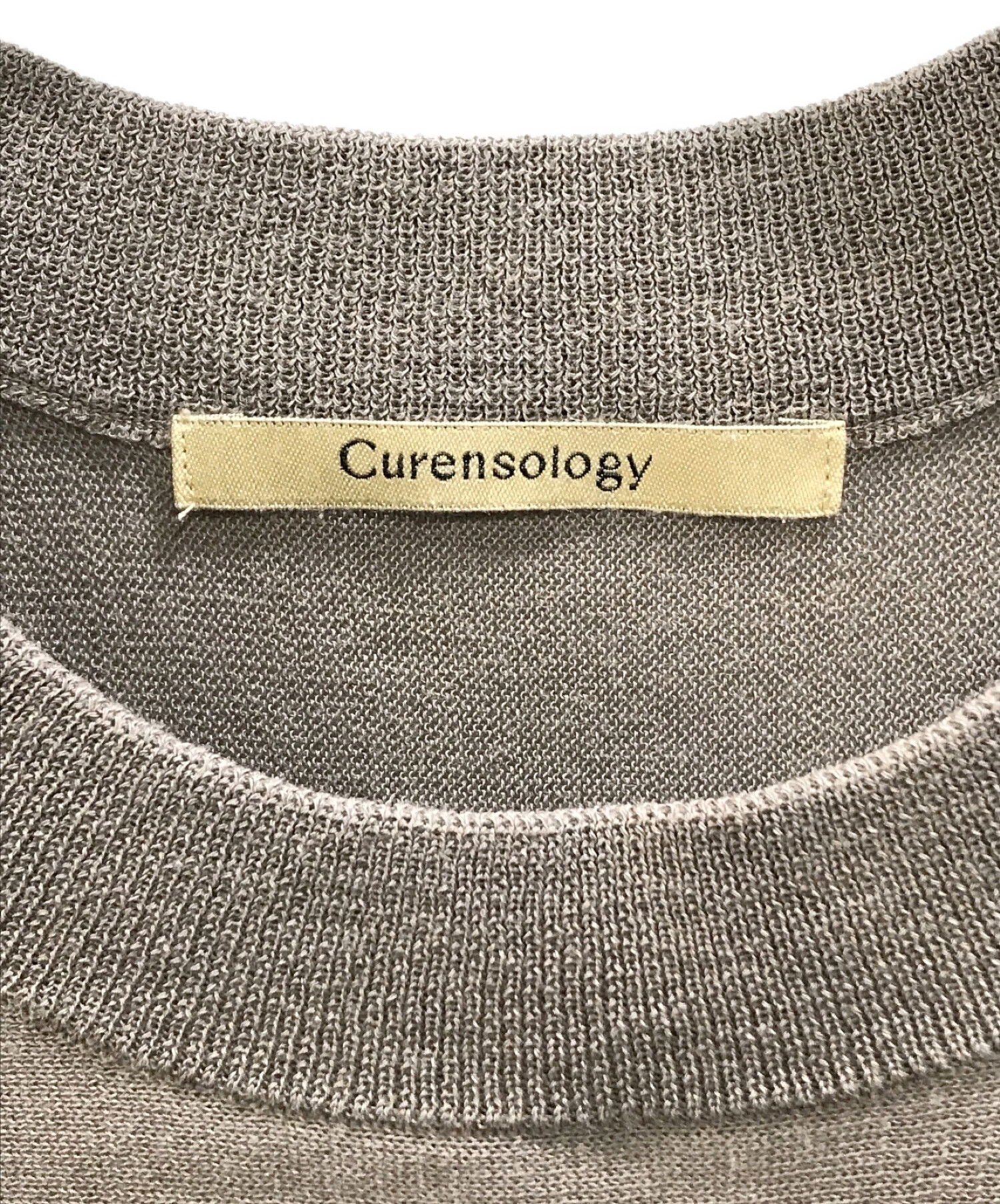 中古・古着通販】Curensology (カレンソロジー) ニットフレアトップス 