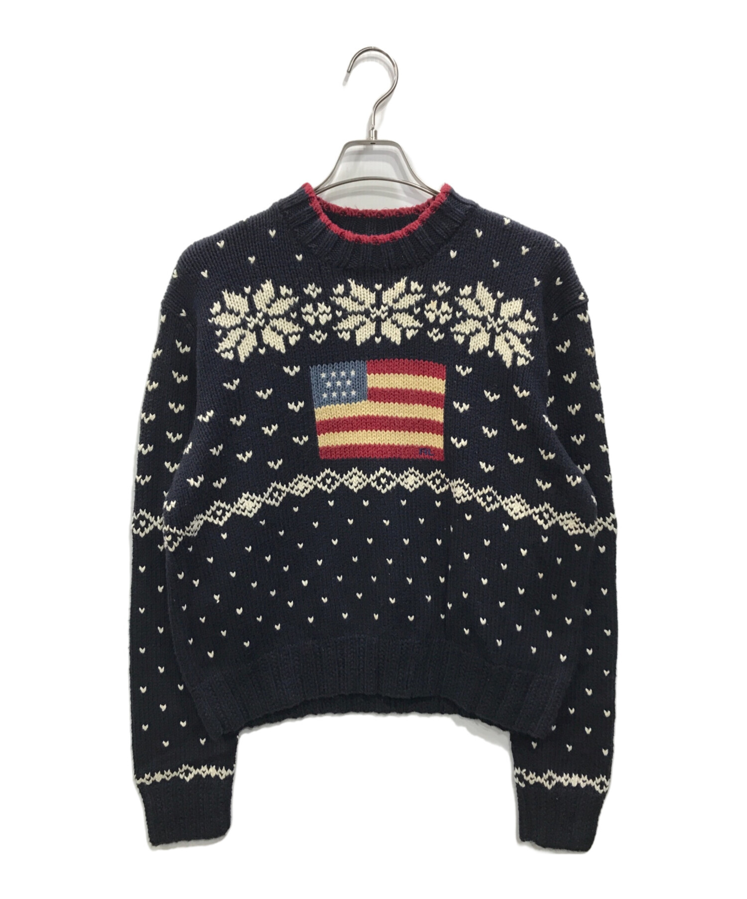 RALPH LAUREN POLO SPORT 90s 星条旗ニット｜90s RALPH LAUREN POLO