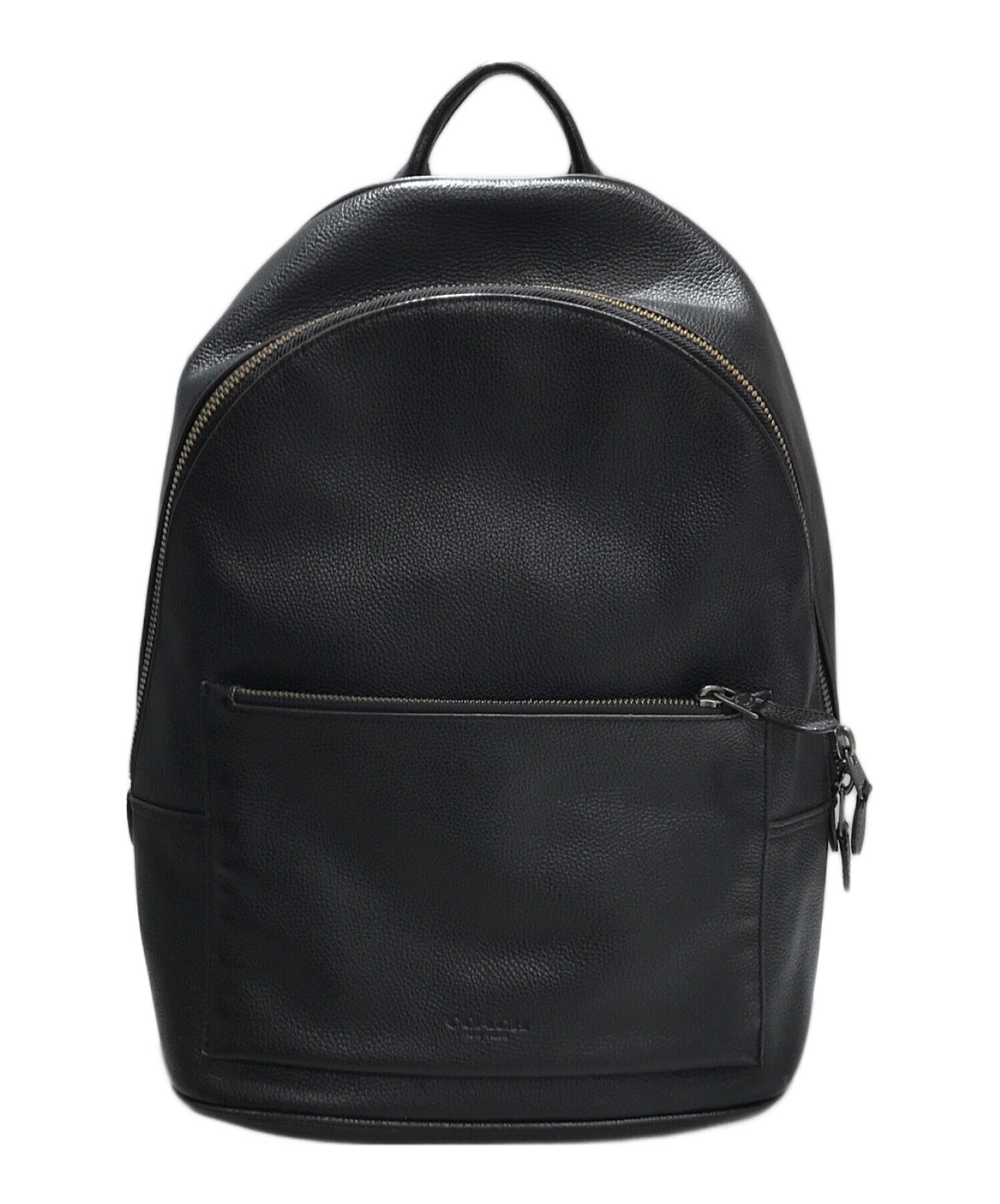 中古・古着通販】COACH (コーチ) レザーリュック ブラック｜ブランド 