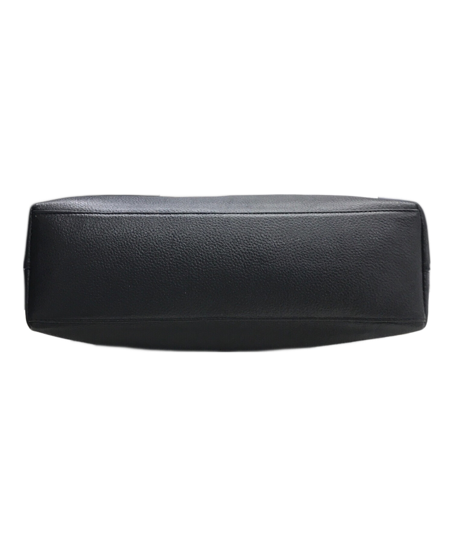 中古・古着通販】Hushtug (ハッシュタグ) レザートートバッグ ブラック 