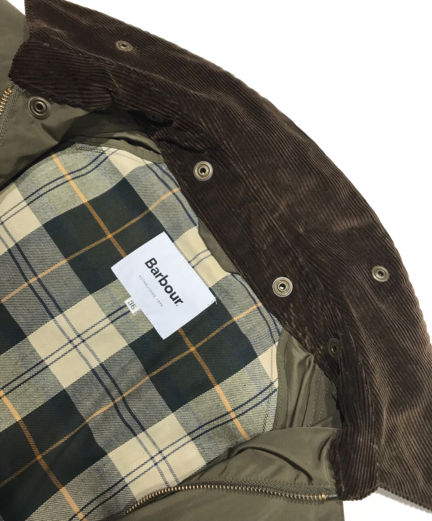Barbour(バブアー) BURGHLEY SMU 別注コート レディース JPN：38 中古 