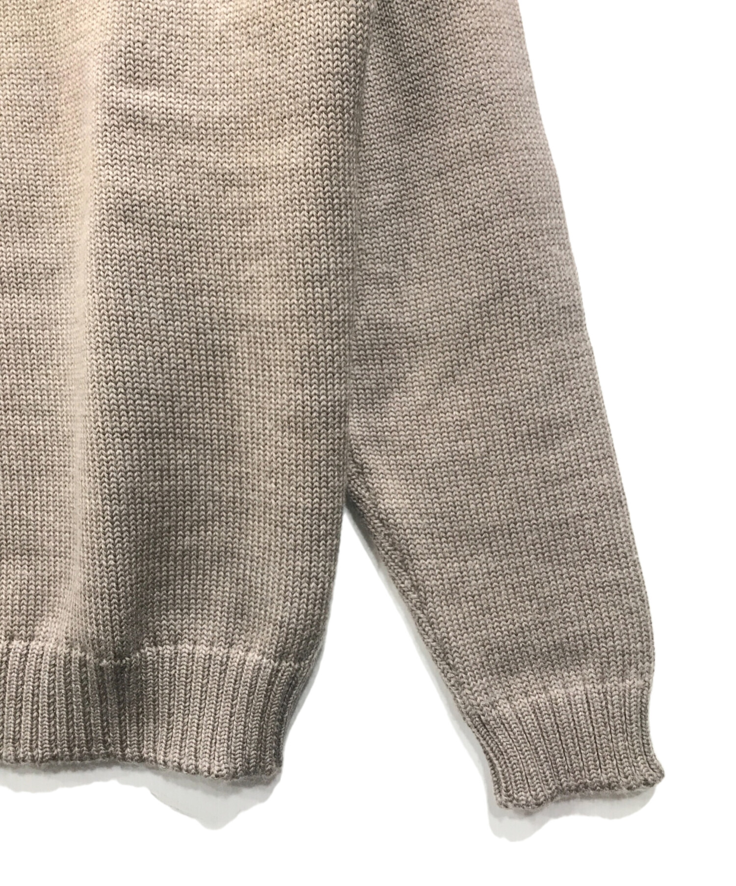 新品 ザノーネ ZANONE コットンニット ベージュ 50|ジョンスメドレー 