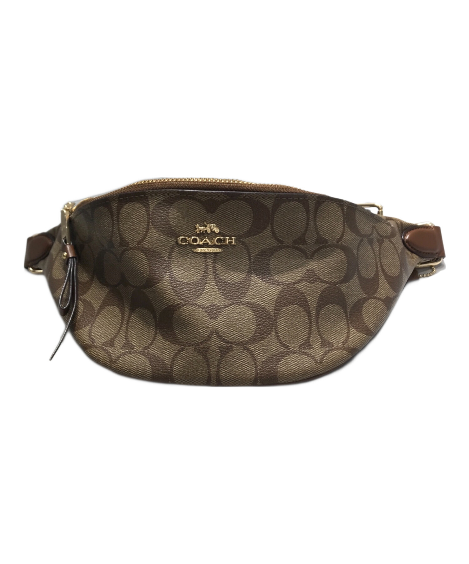 中古・古着通販】COACH (コーチ) シグネチャー ウエストバッグ 