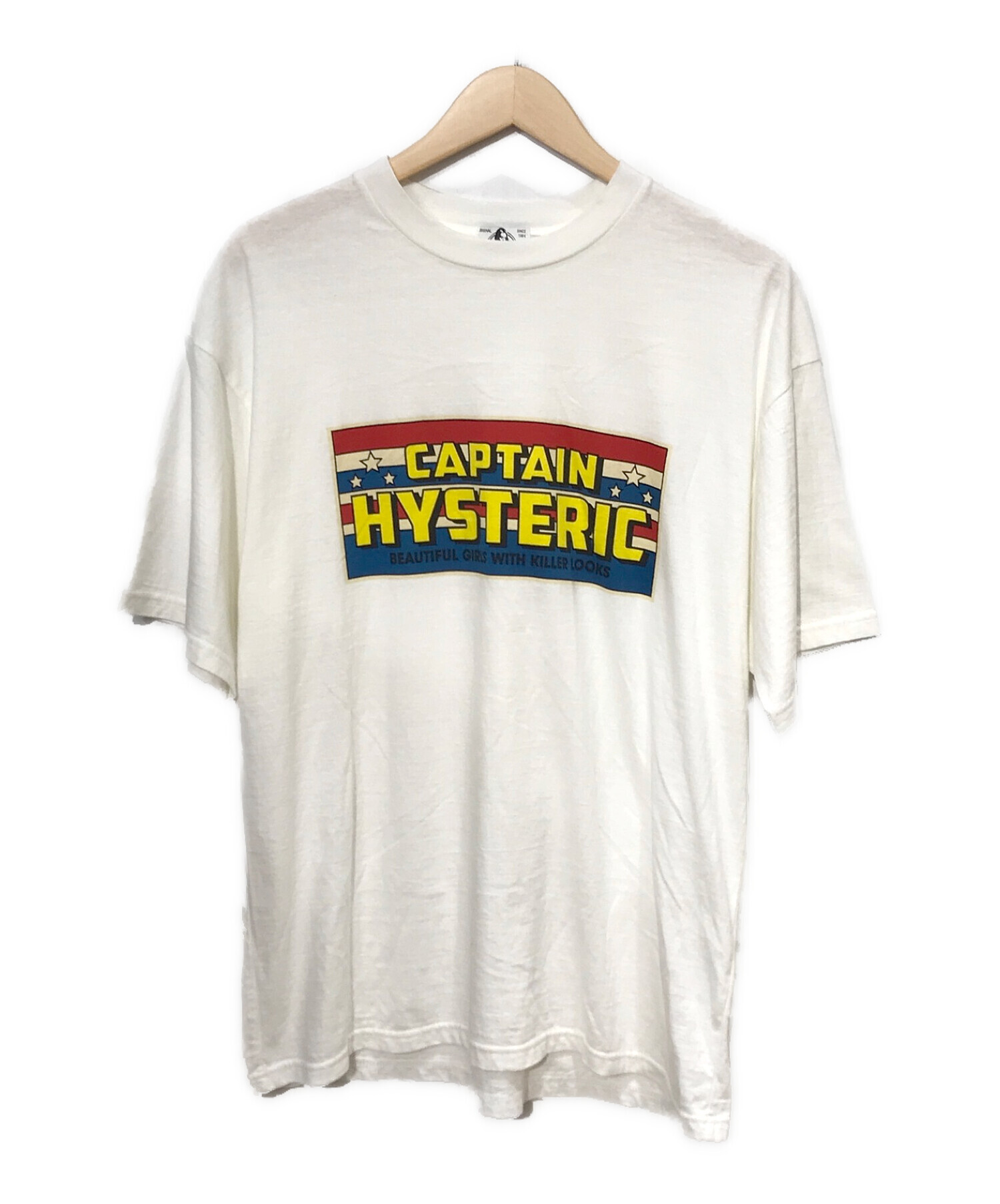 Hysteric Glamour (ヒステリックグラマー) プリントTシャツ ホワイト サイズ:L